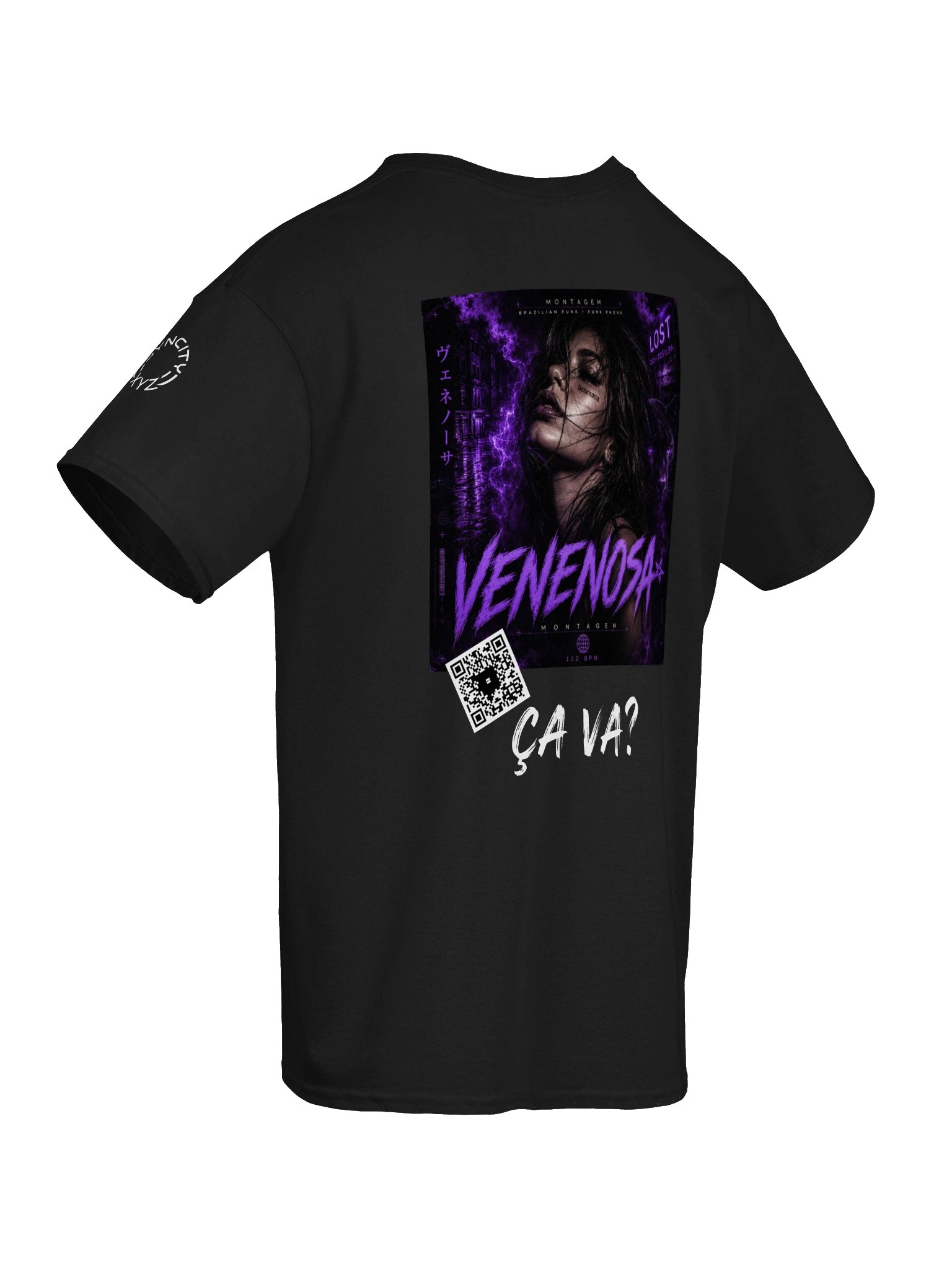 VENENOSA Scan Tee - Brazilian Phonk Montagem Art Shirt product image (3)