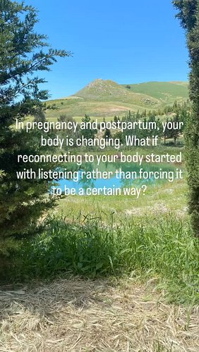 Pregnancy and postpartum can leave you feeling like you are living in a body you are still getting to know.

Your breath may ...