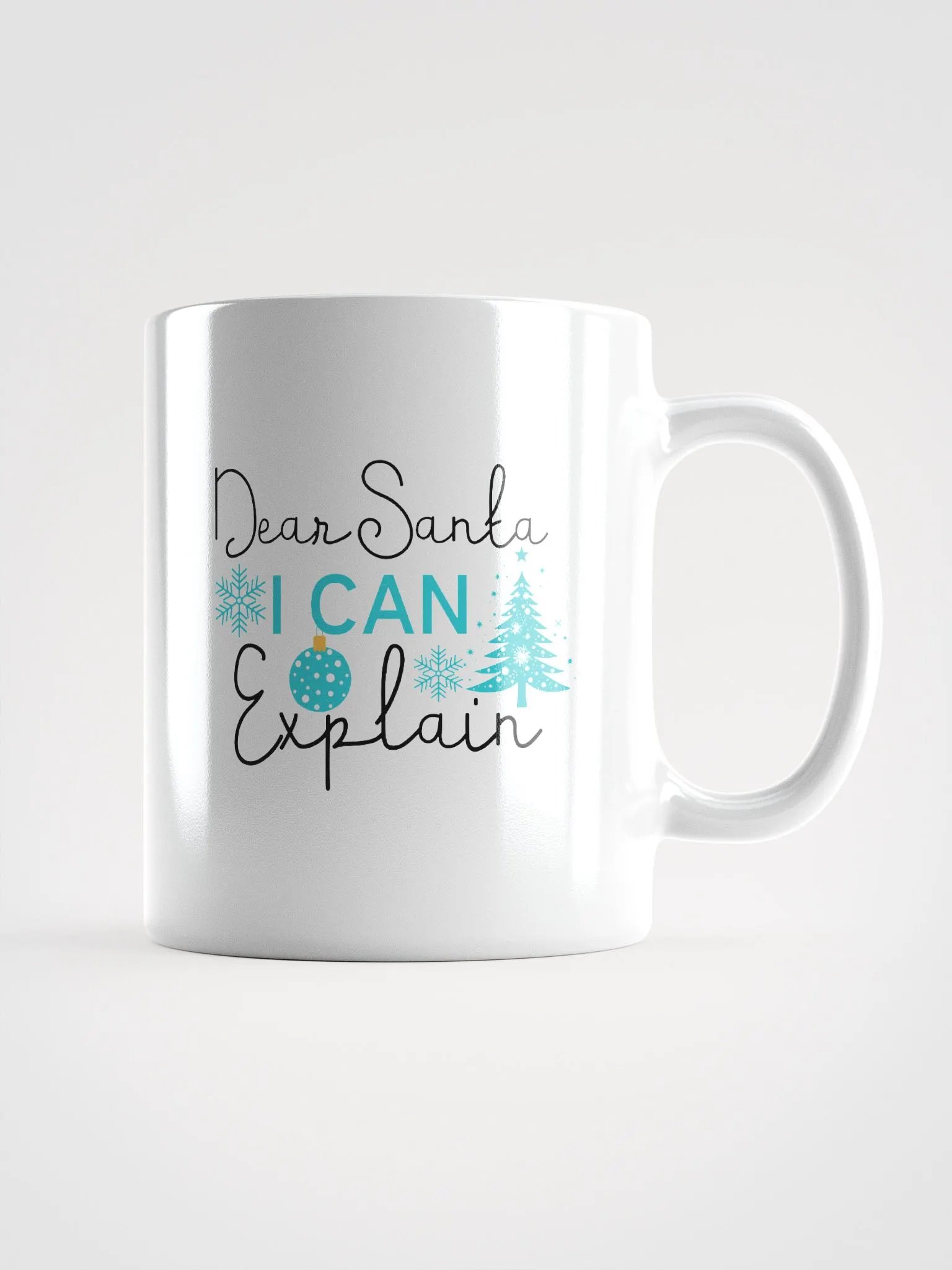 Dear Santa White Glossy Mug product image (1)