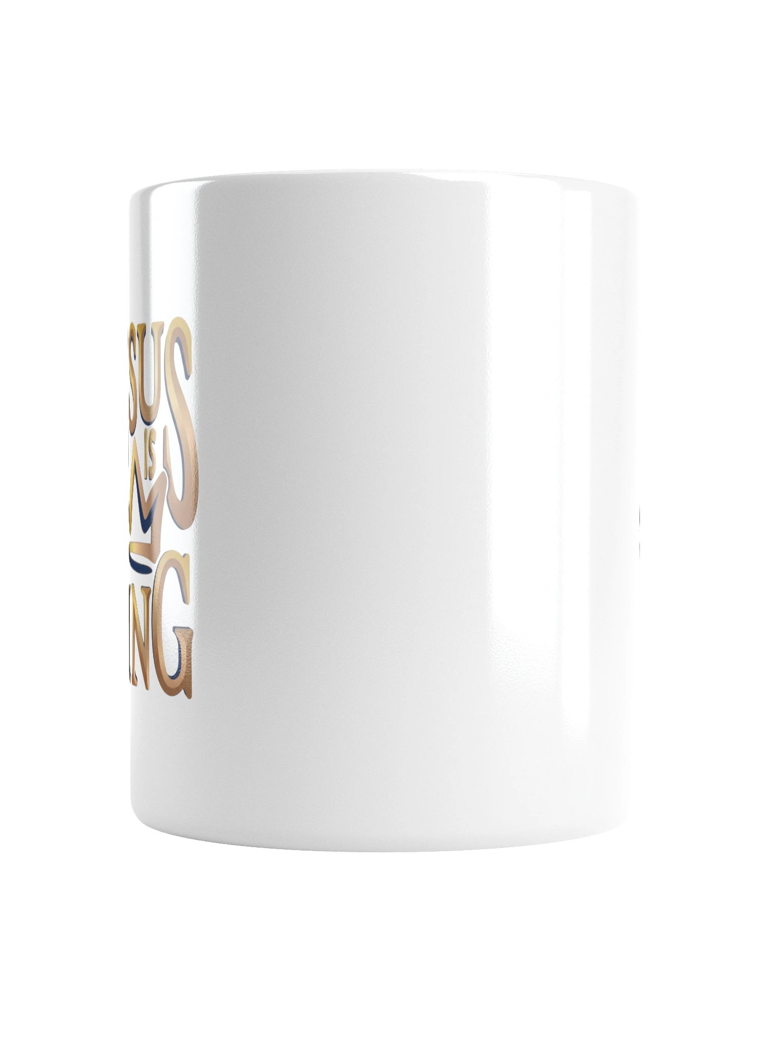 Jesus Is King Gold Crown Modern Fashion Graphic Tee product image (2)