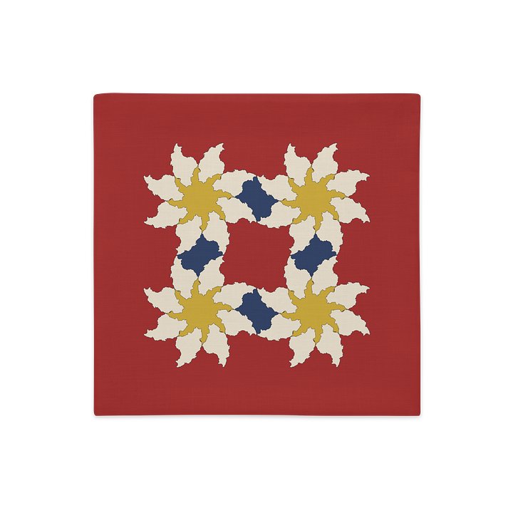 Where Iran Blooms Cushion Cover — Russet product image (1)