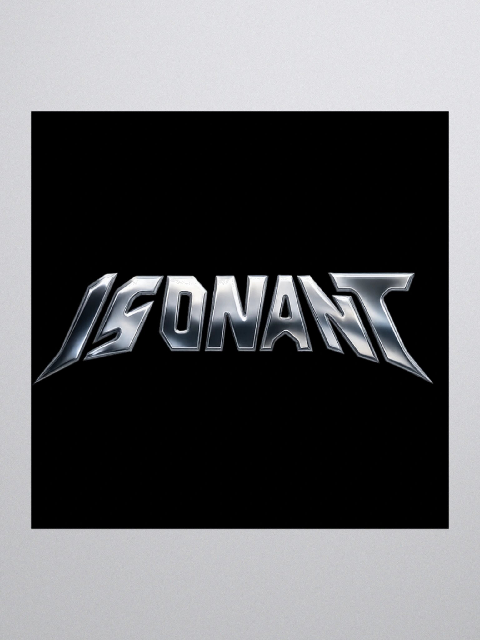 Isonant - CHROME STICKER product image (2)