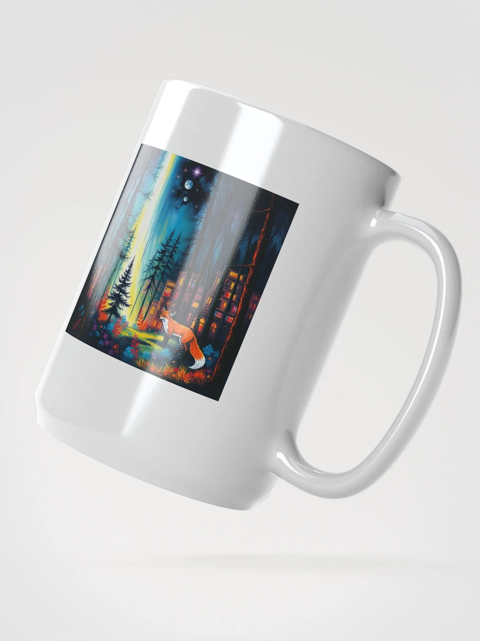 Celestial Fox Fantasy Mug product image (2)