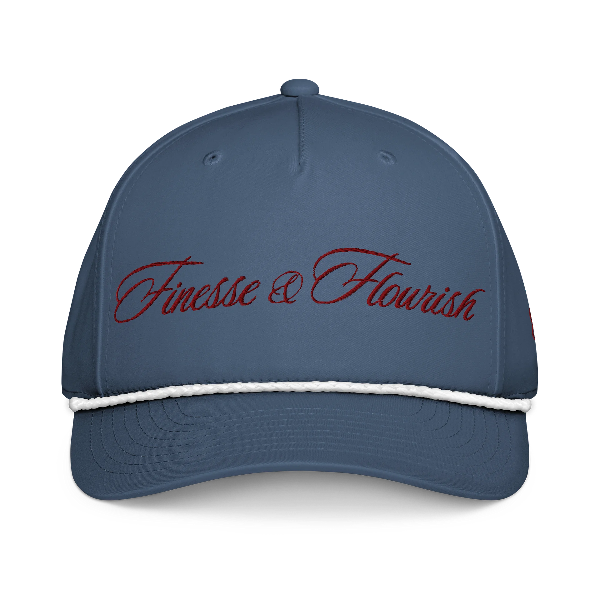 F&F Script Five-Panel Classic Rope Cap (MRN) product image (1)