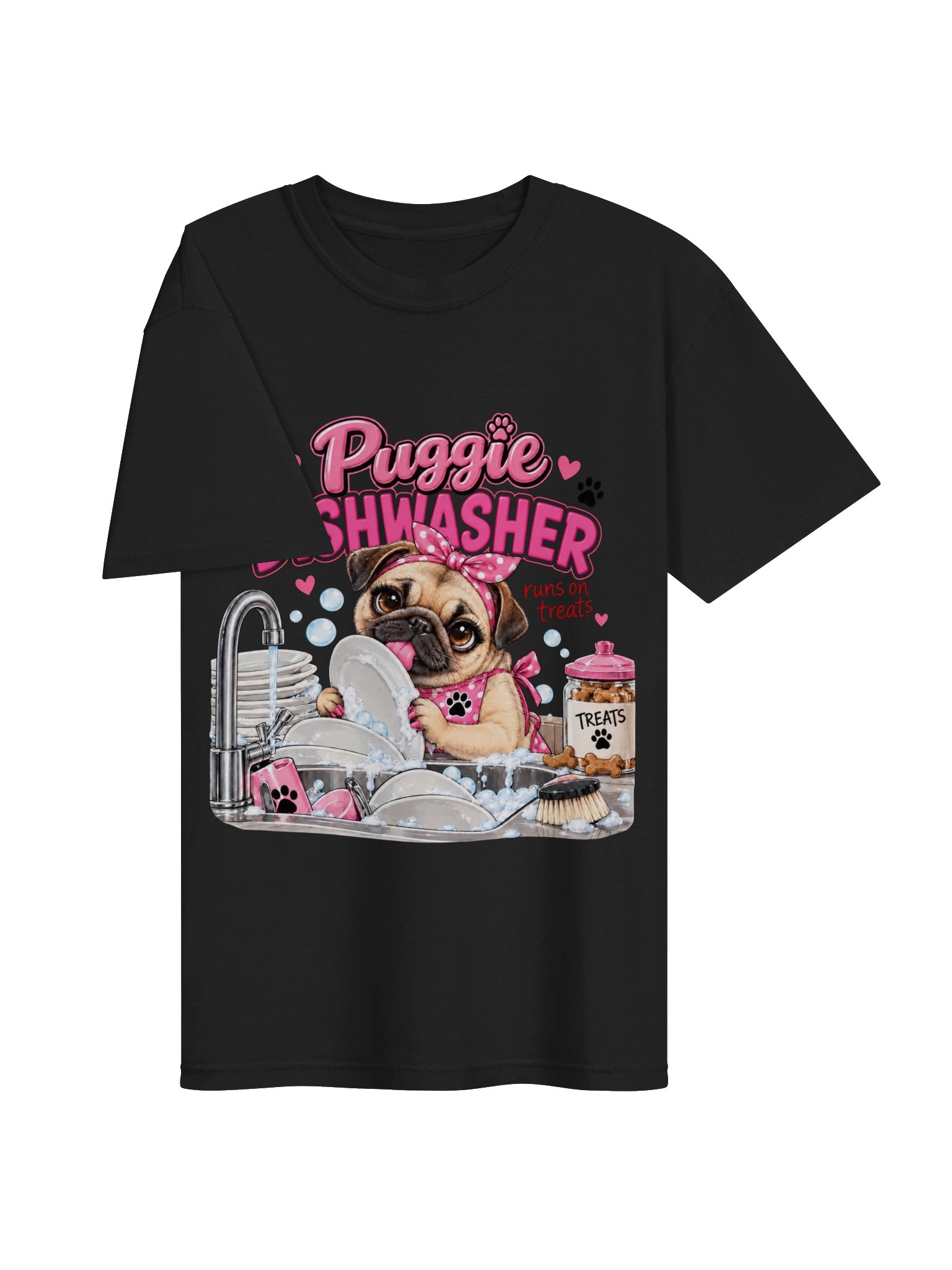 Puggie Dishwasher T Shirt product image (40)