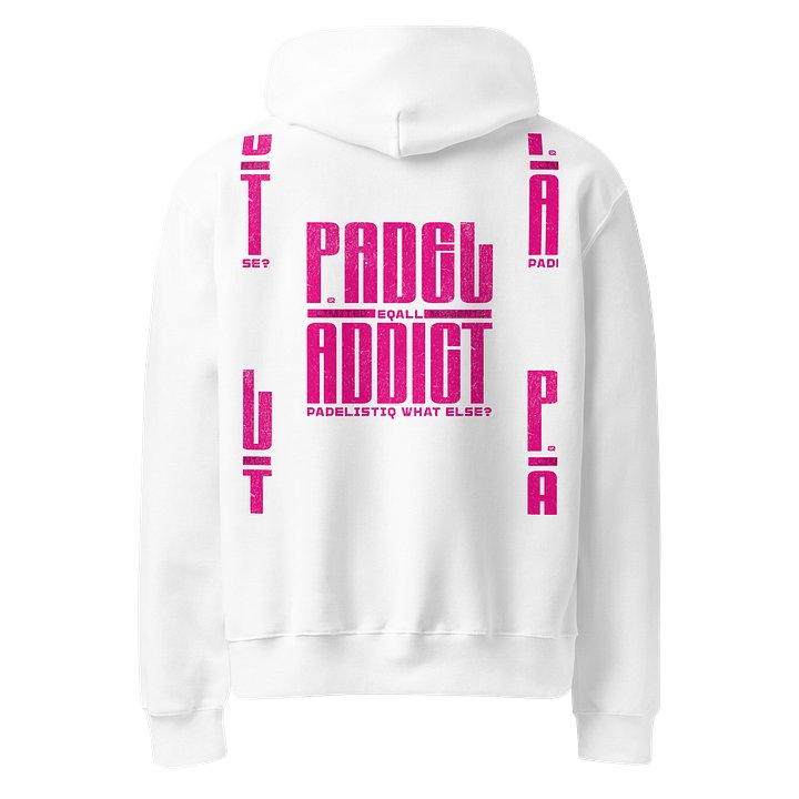 PADELISTIQ Addict Bella Butterfly Champ Hoodie R3CVR.i by EQALL® Essentials_Pink Multipattern product image (1)