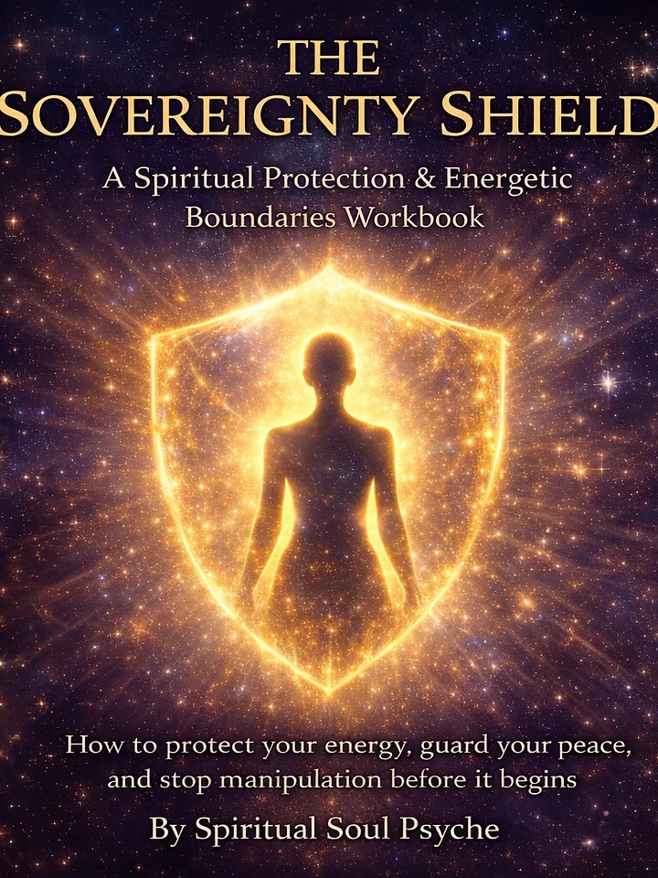 The Sovereignty Shield-A Spiritual Protection & Energetic Boundaries Workbook product image (1)