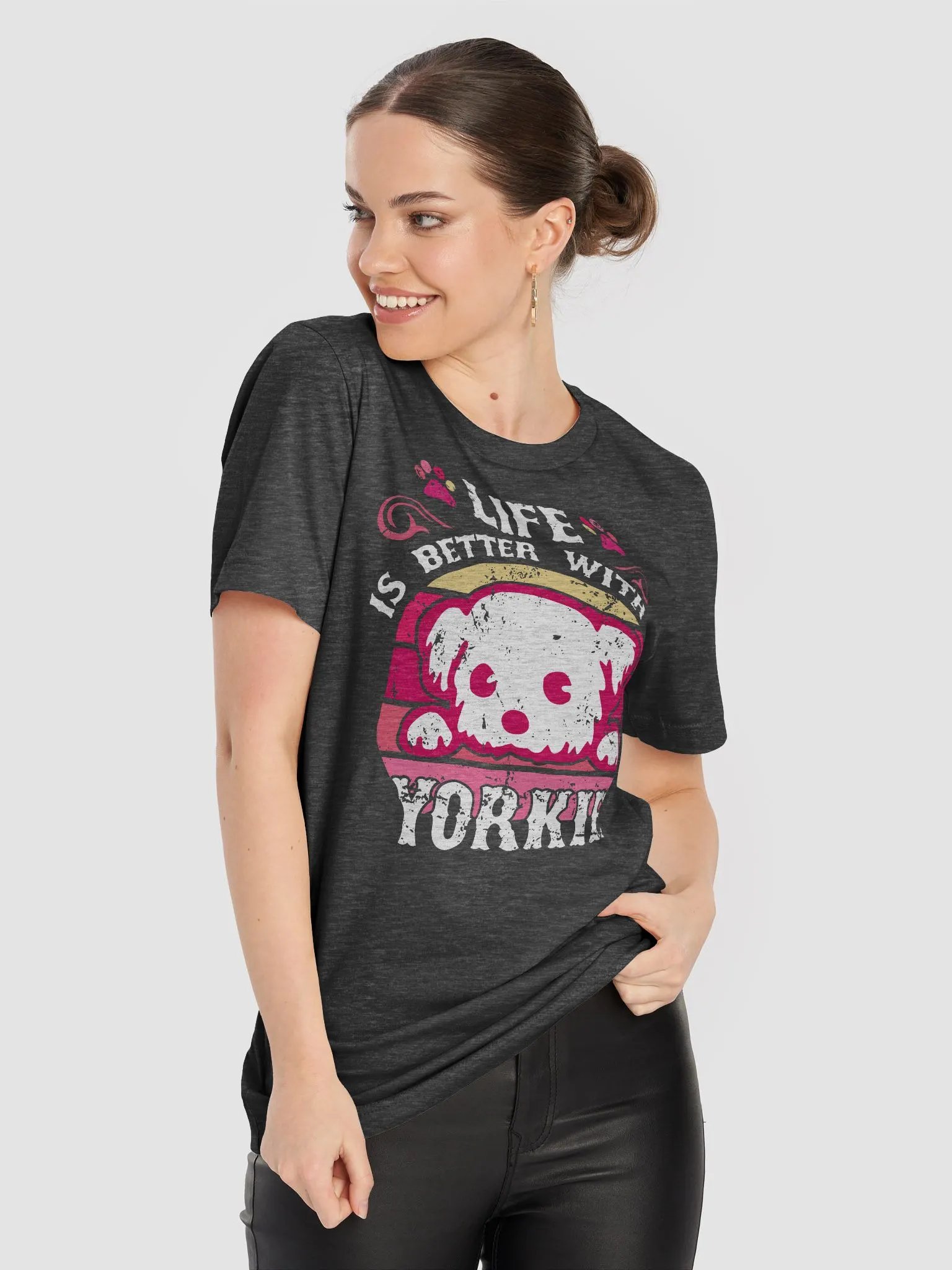 Yorkie Life Premium T-shirt product image (8)