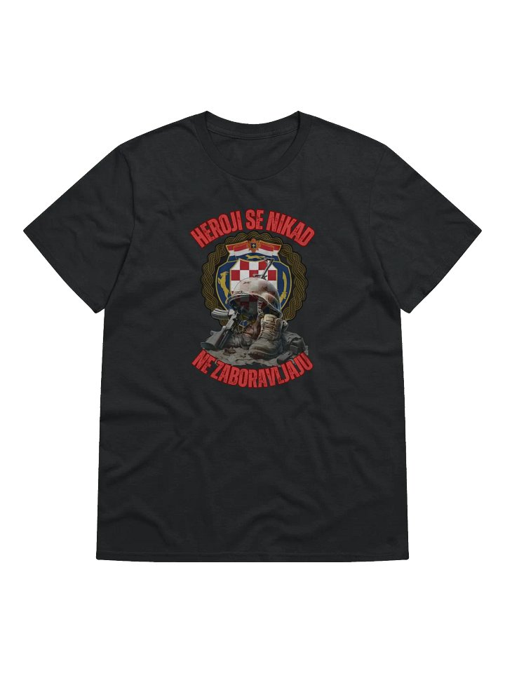 Memorial Crest Military Heroji se nikad ne zaboravljaju T-Shirt product image (3)