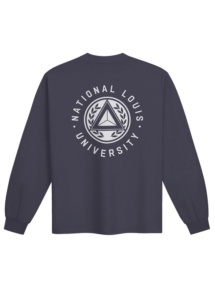 NLU Alumni Script and Seal Long Sleeve Shirt product image (2)