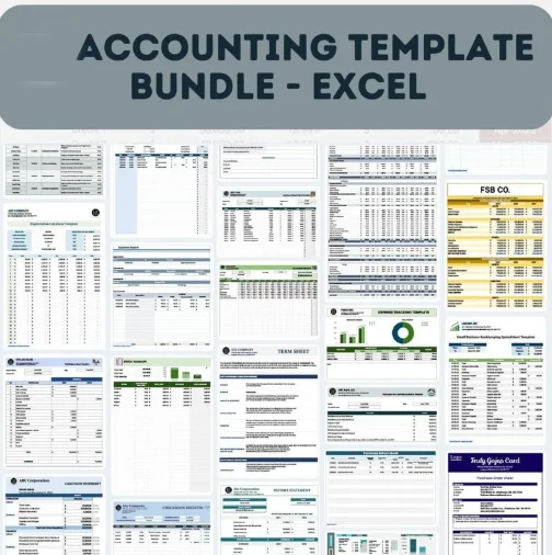 Ultimate Accounting Excel Template Bundle product image (2)
