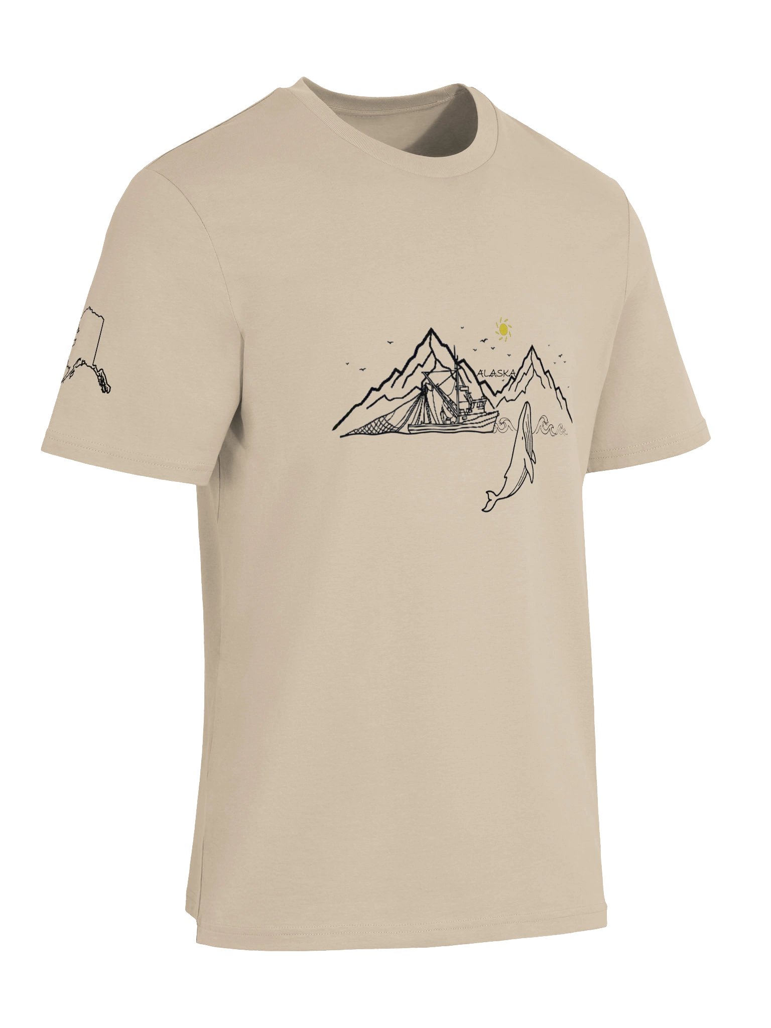 DELUXE "HUMPBACK" ORGANIC COTTON TEE product image (21)