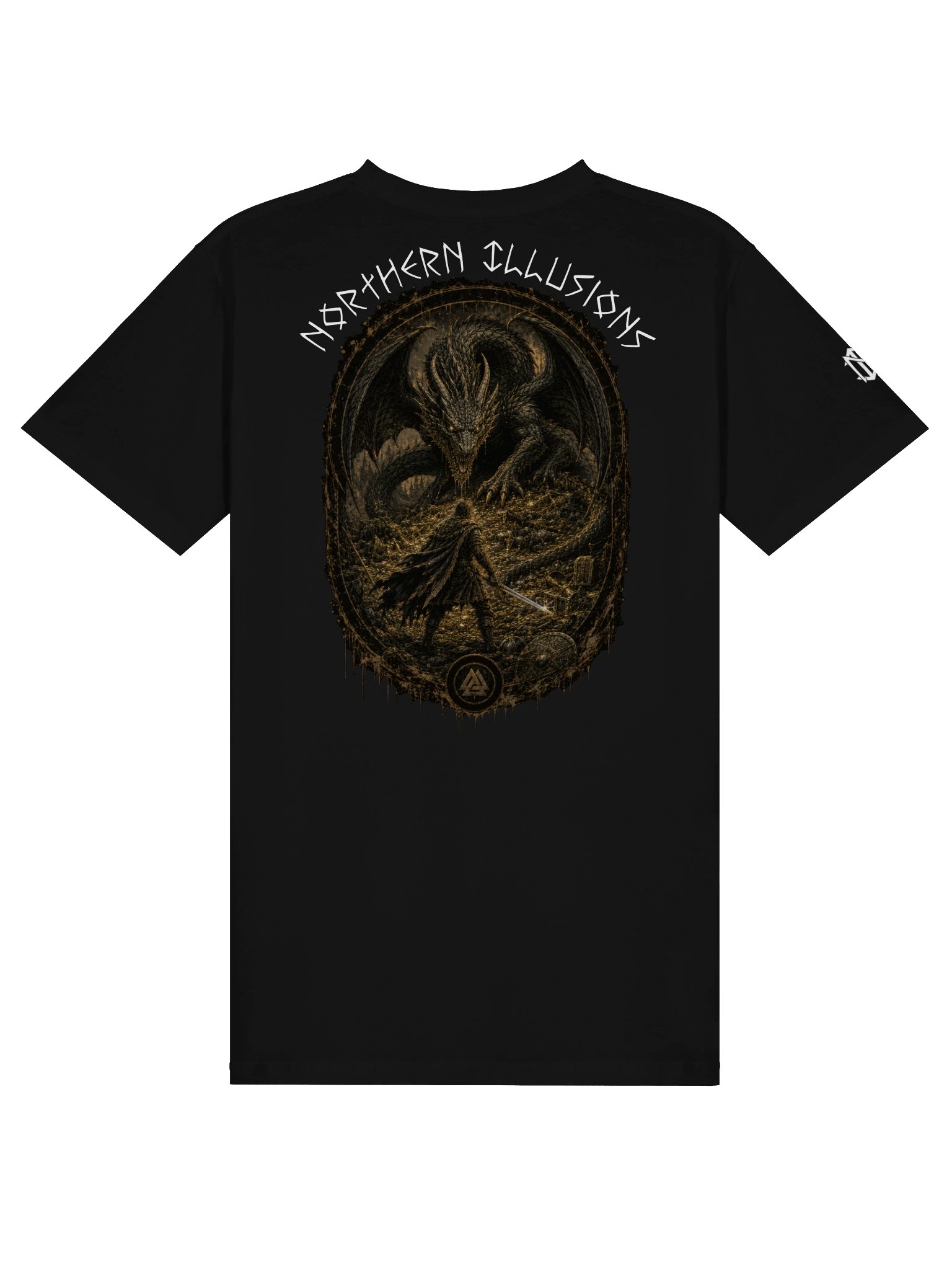 NORTHERN ILLUSIONS - Face the Beast (Fafnir & Sigurd) Tee product image (1)