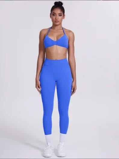 ESSENTIALS SET HALTER TOP + LEGGINGS product image (1)