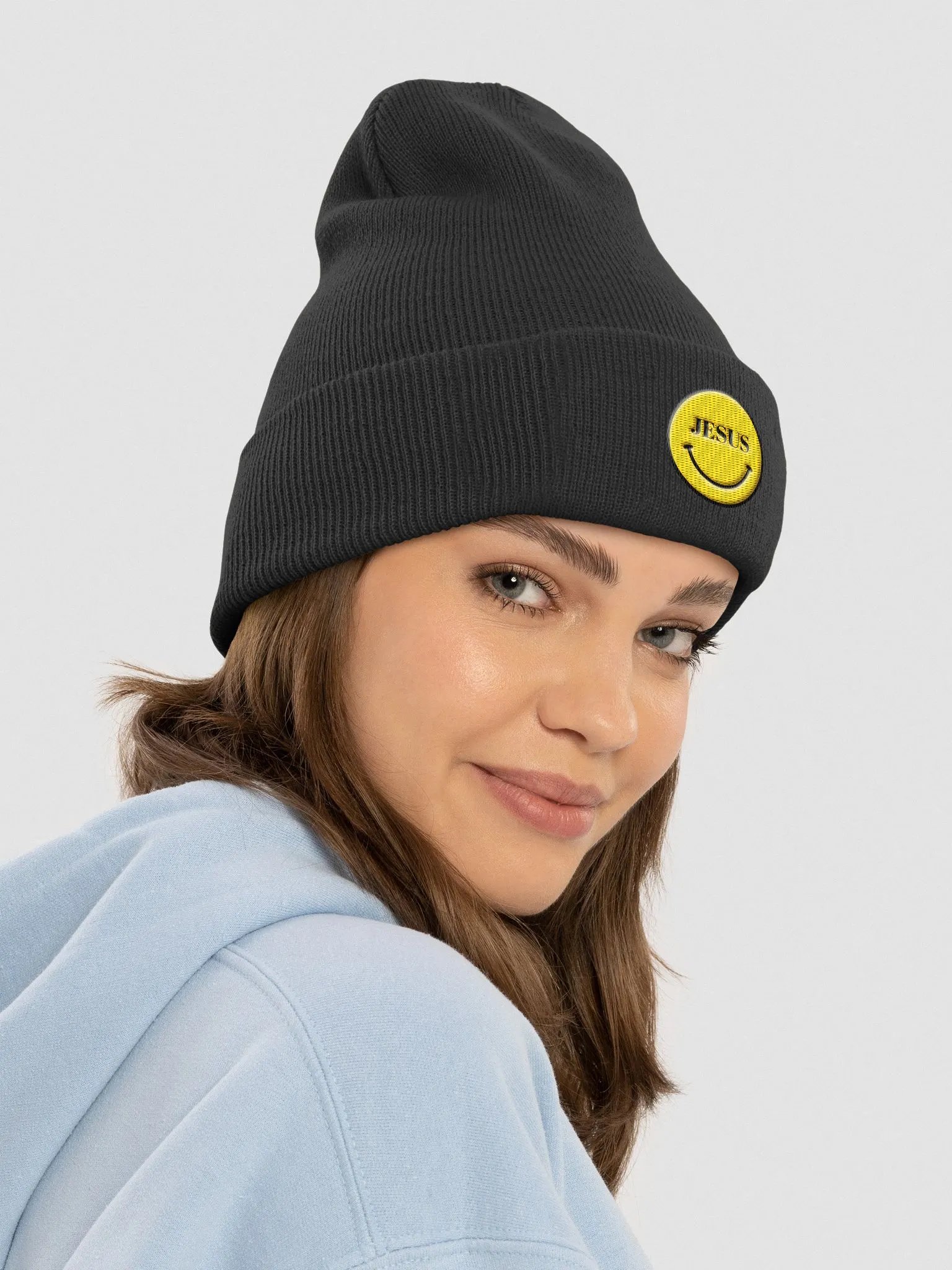 Beanie (Jesus Smiley Face) product image (4)