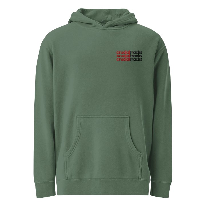 Crucial Tracks Text Stack Hoodie product image (1)