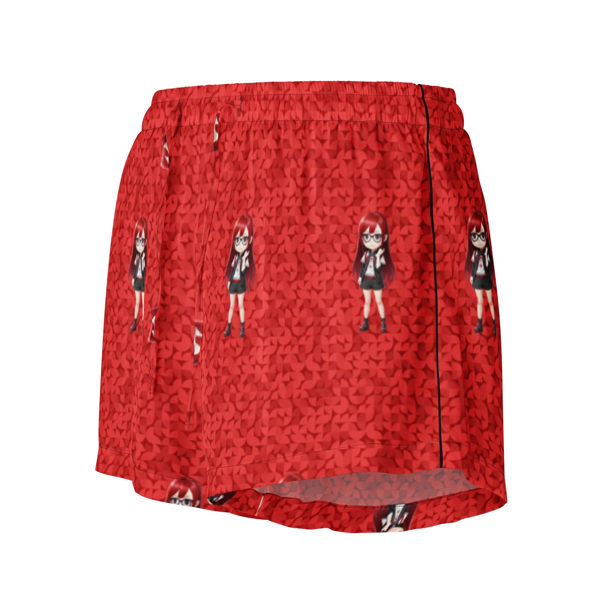 (Red CHIBI) K Women's Pajama Shorts product image (1)