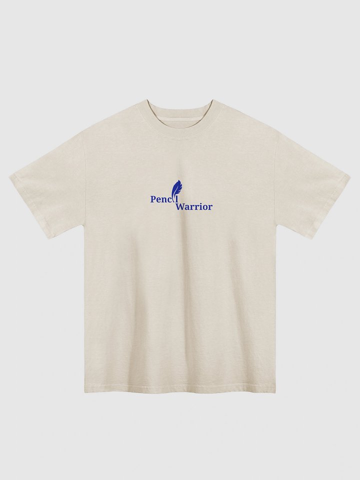 Pencil Warrior Vintage Oversized Tee product image (1)