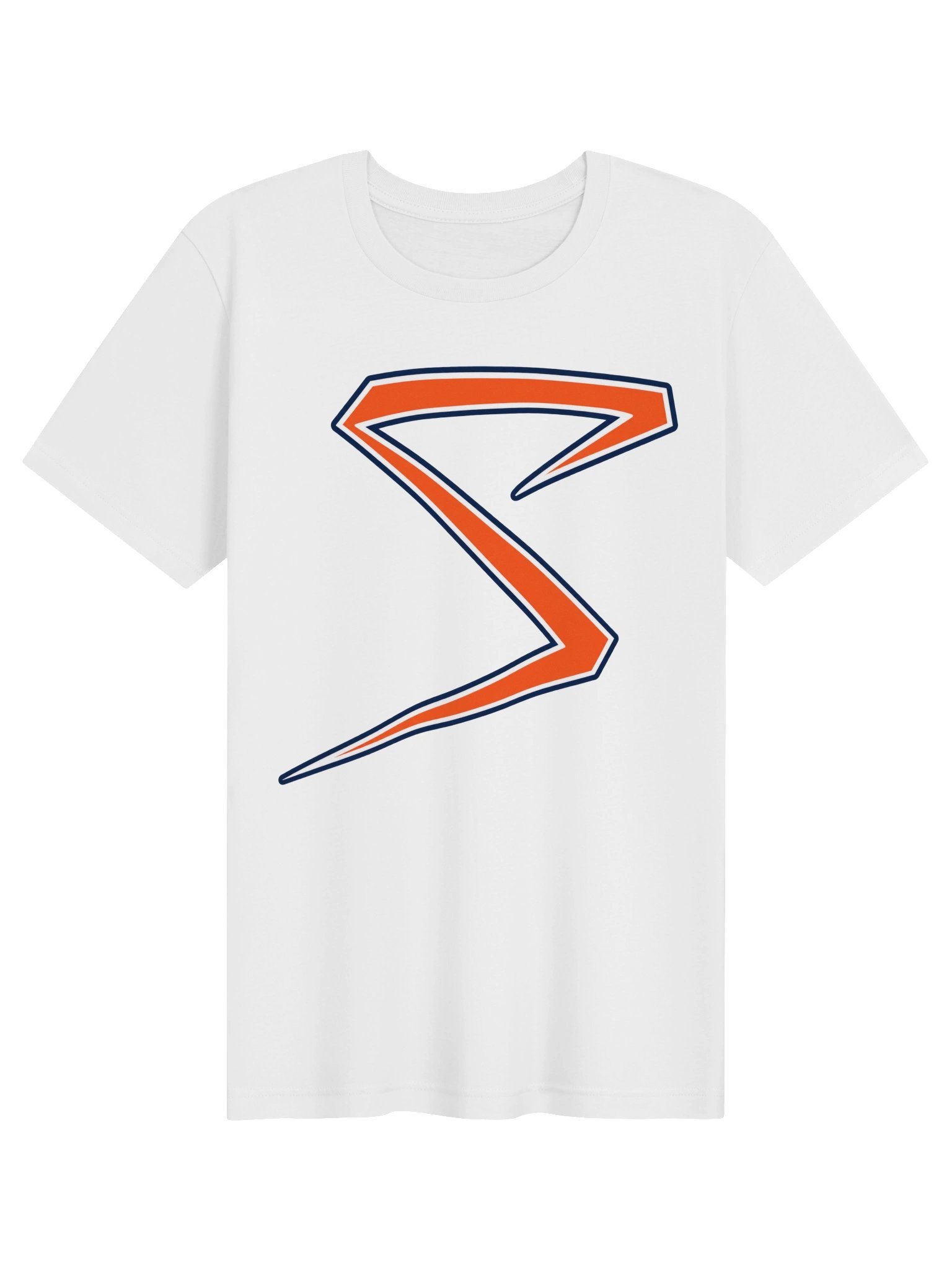 Midwest Sluggers S-Logo-Orange Unisex Supersoft Tee product image (1)