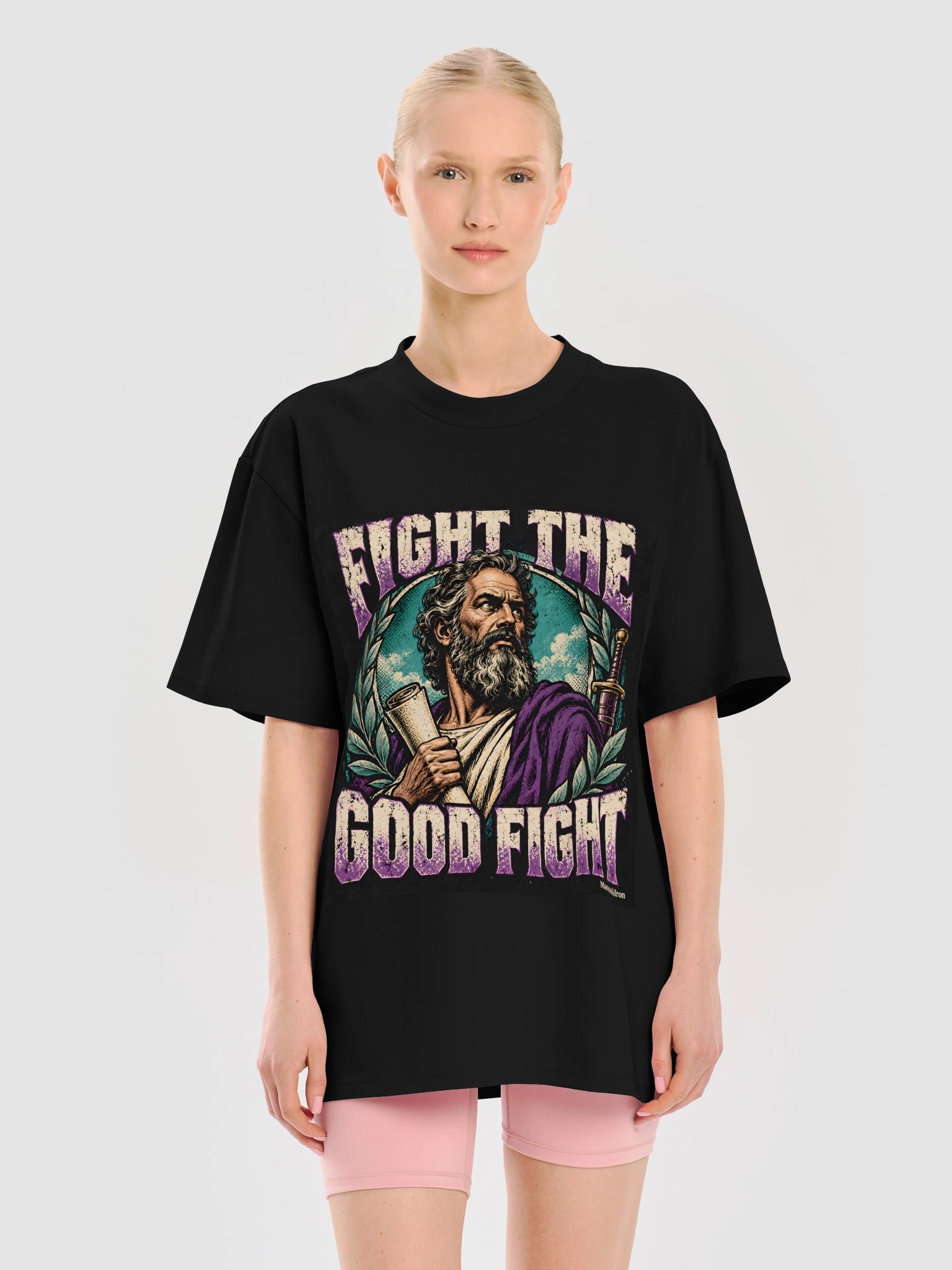 Fight the Good Fight Vintage Graphic Tee product image (58)