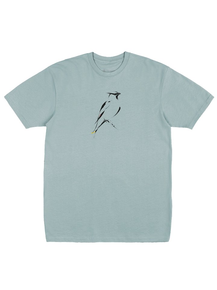 Cedro The Cedar Waxwing (Stroke Art) - A Honeysada Men's Heavyweight Tee product image (23)