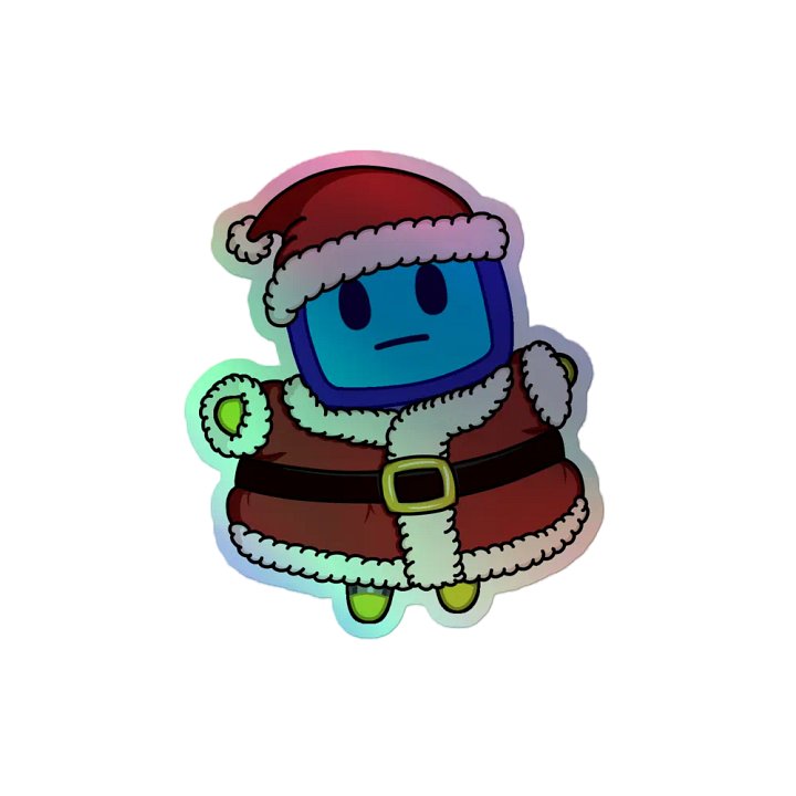 Holo Santa Kiss-Cut Sticker Set product image (2)