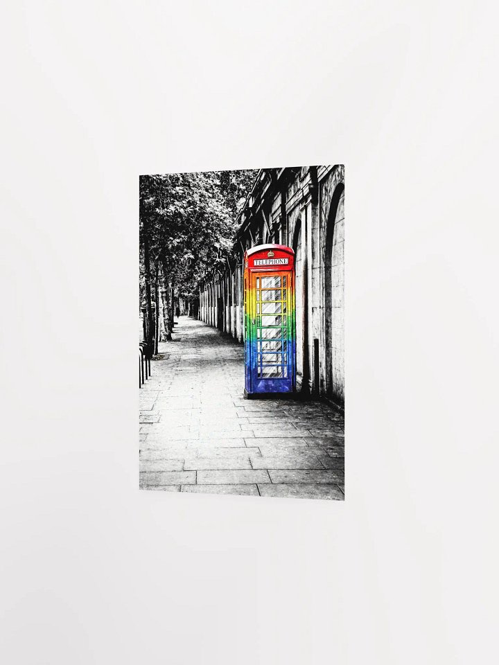 British Telephone Box - LGBTQ Pride Design Studio Art Print product image (2)