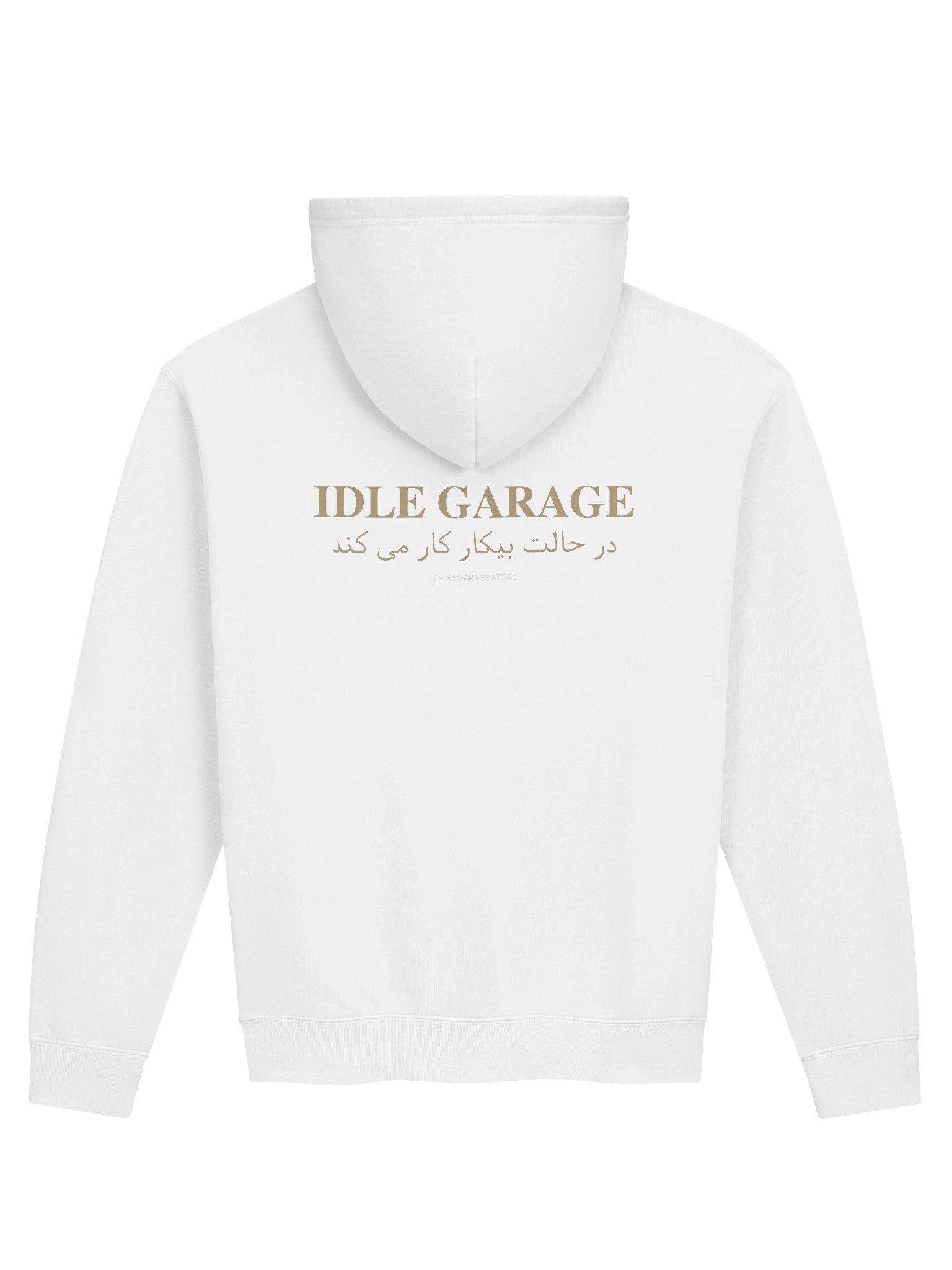 Idle Garage Gold IG Logo Persian Hoodie product image (2)