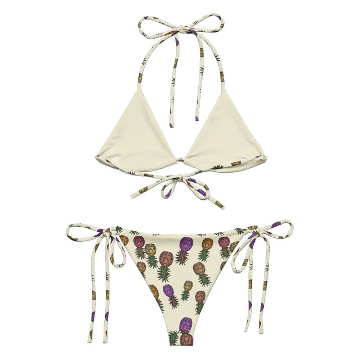 Upside-down Pineapple Swinger Pineapples Print Color Mix bikini product image (2)