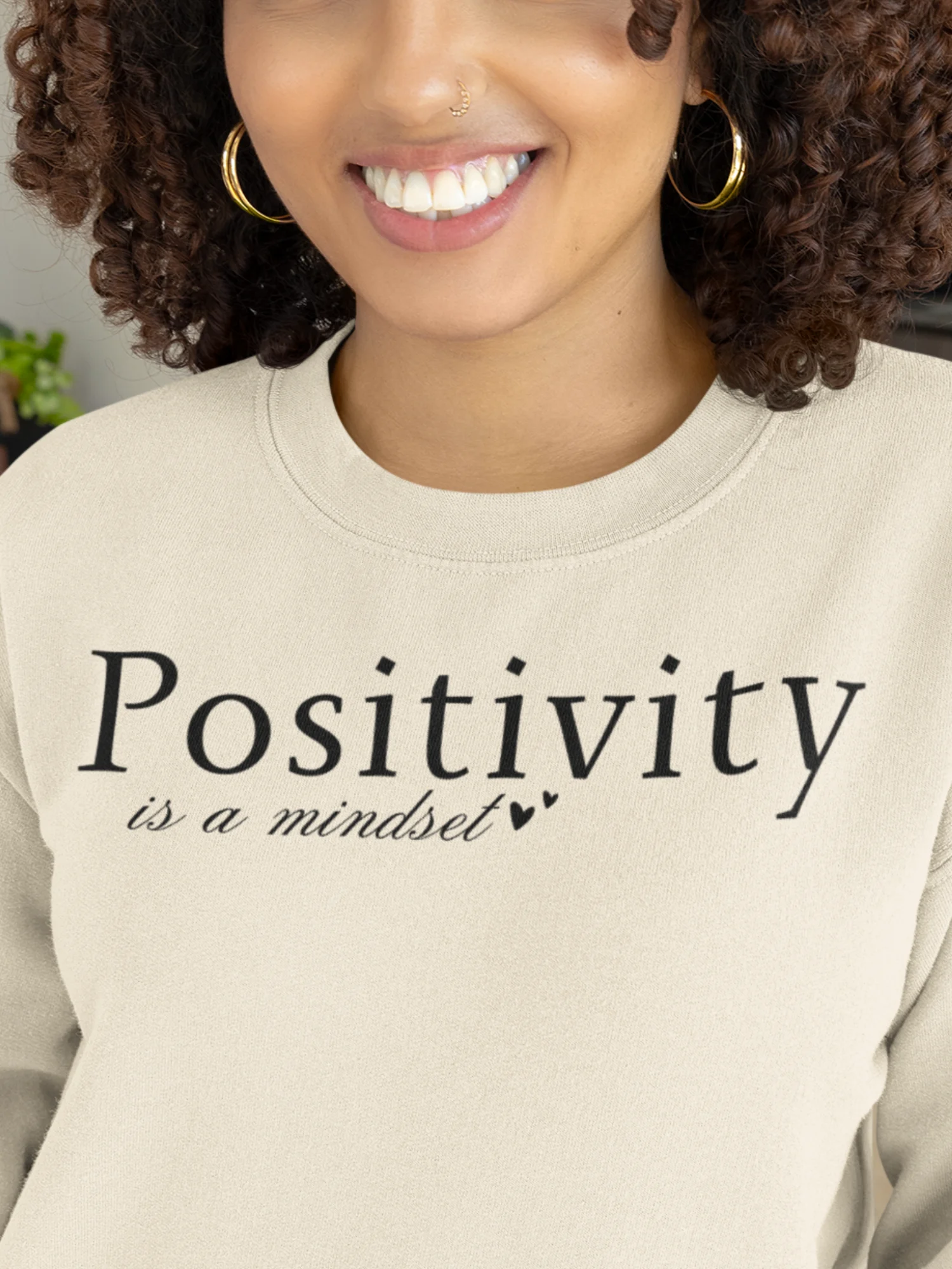 Positive Mindset Gildan Crewneck Sweatshirt. product image (1)