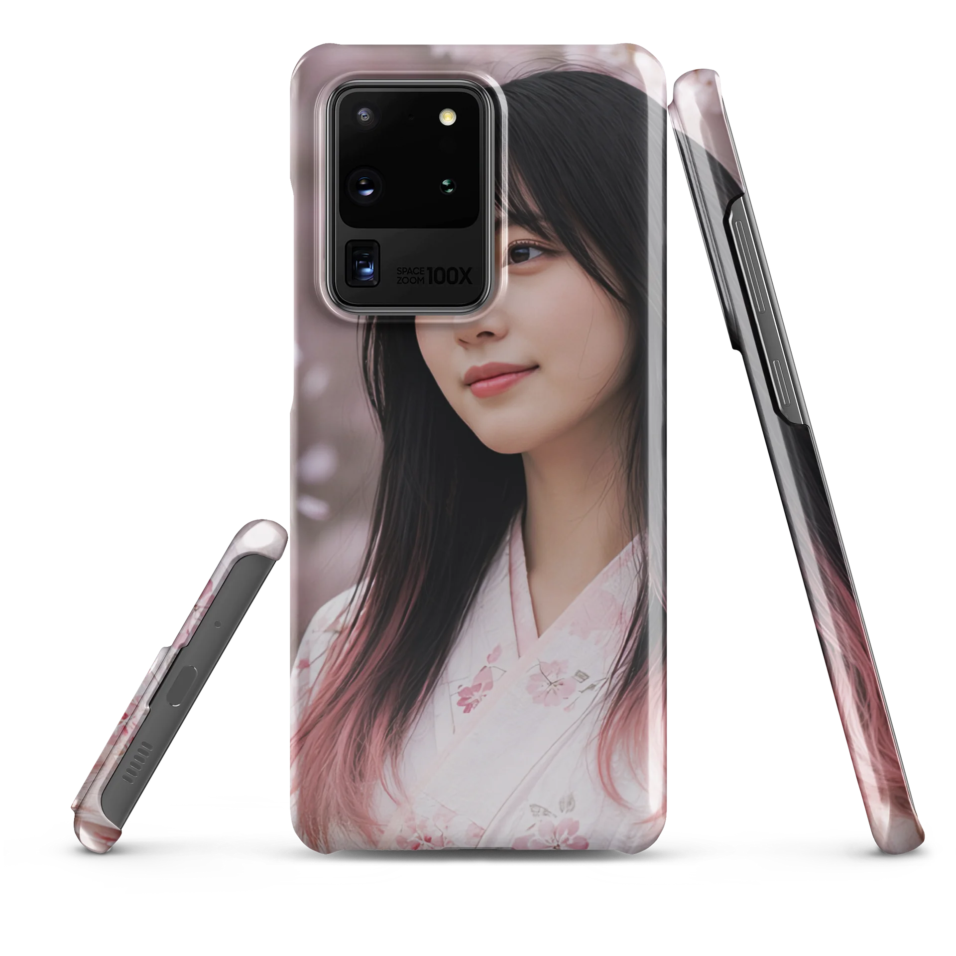 Sakura Blossom Japanese Garden Samsung Galaxy Snap Case | Aesthetic Floral Art Phone Cover product image (7)