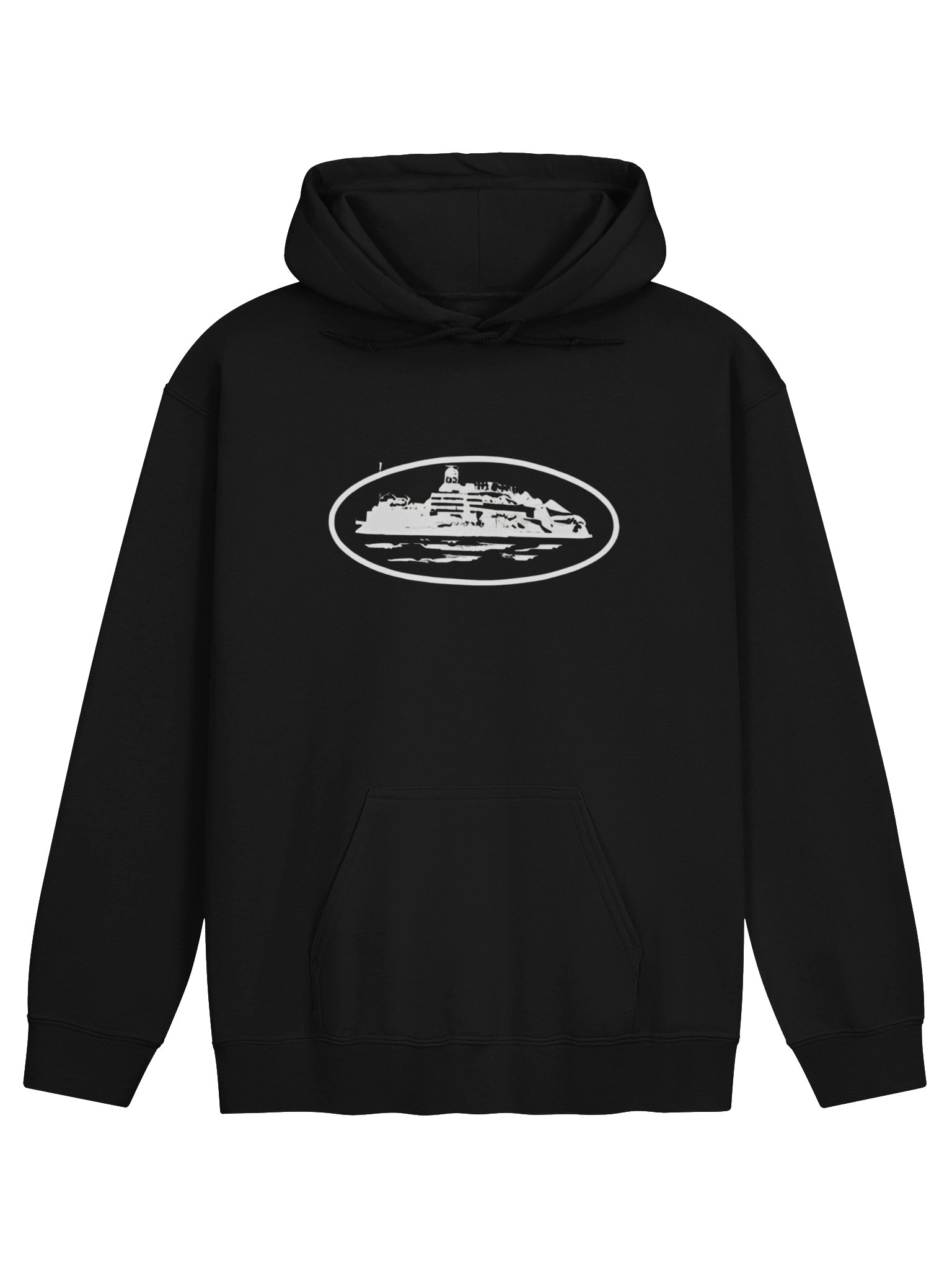 Corteiz Alcatraz Hoodie Black product image (1)
