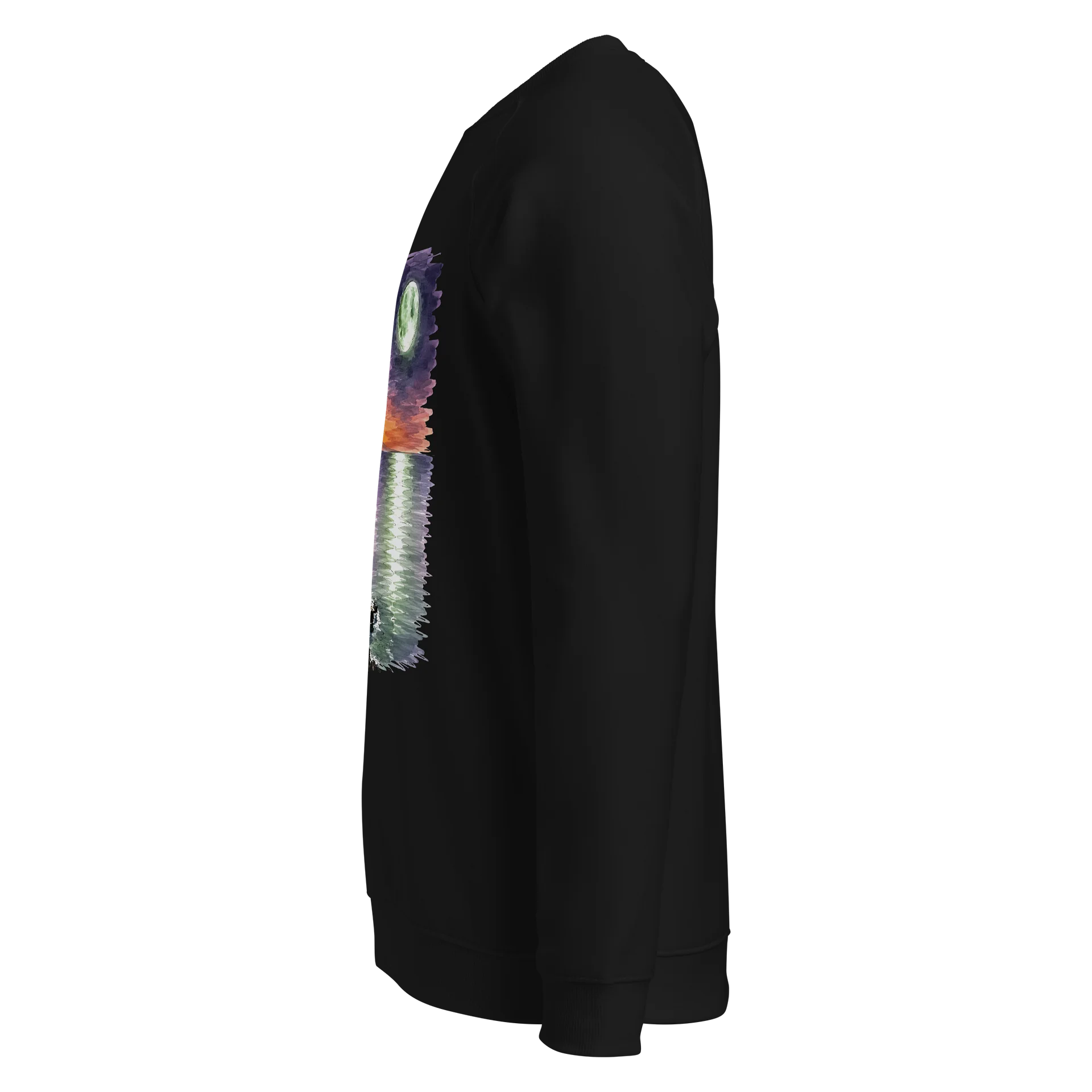 Absinthe Moon Unisex Raglan Sweatshirt Sketch Edition (Official Artist Merch) product image (4)