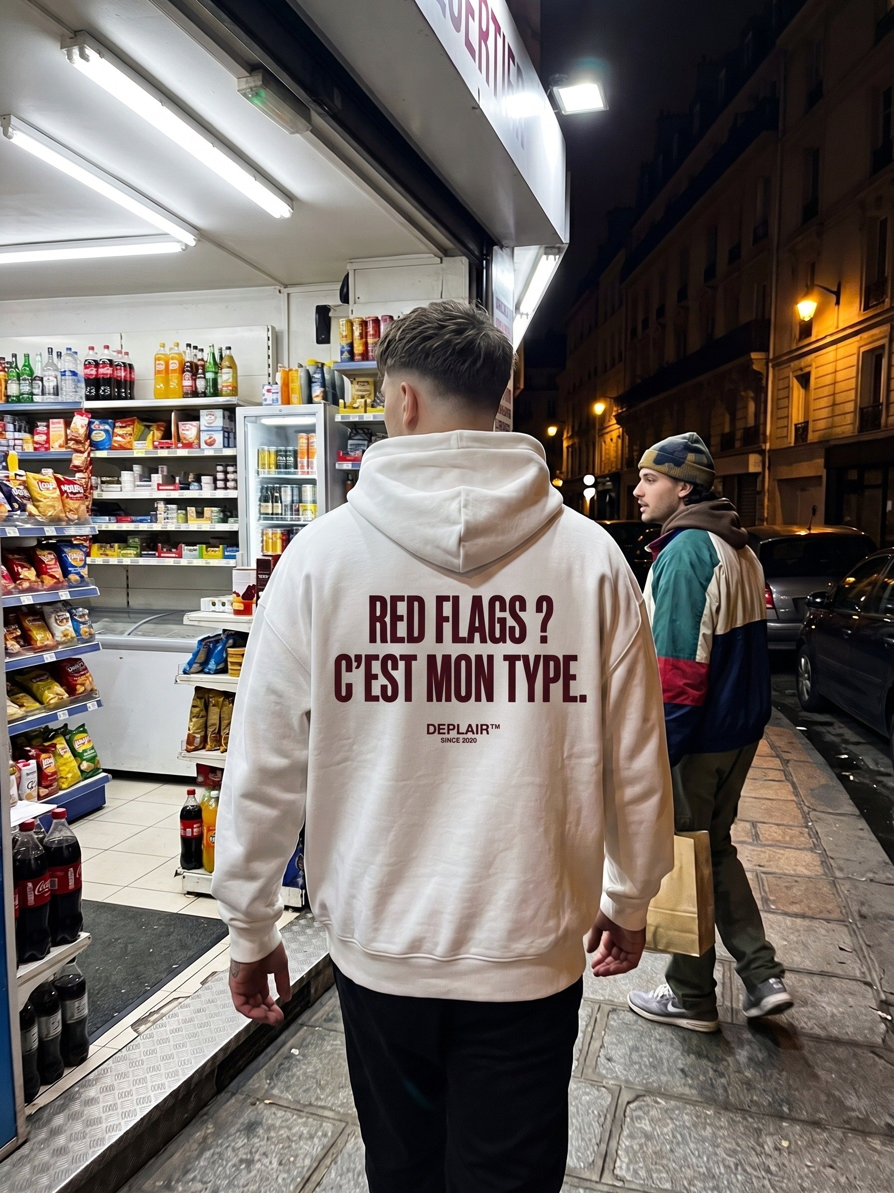 Red Flags ? C’est mon type — Hoodie unisexe product image (2)