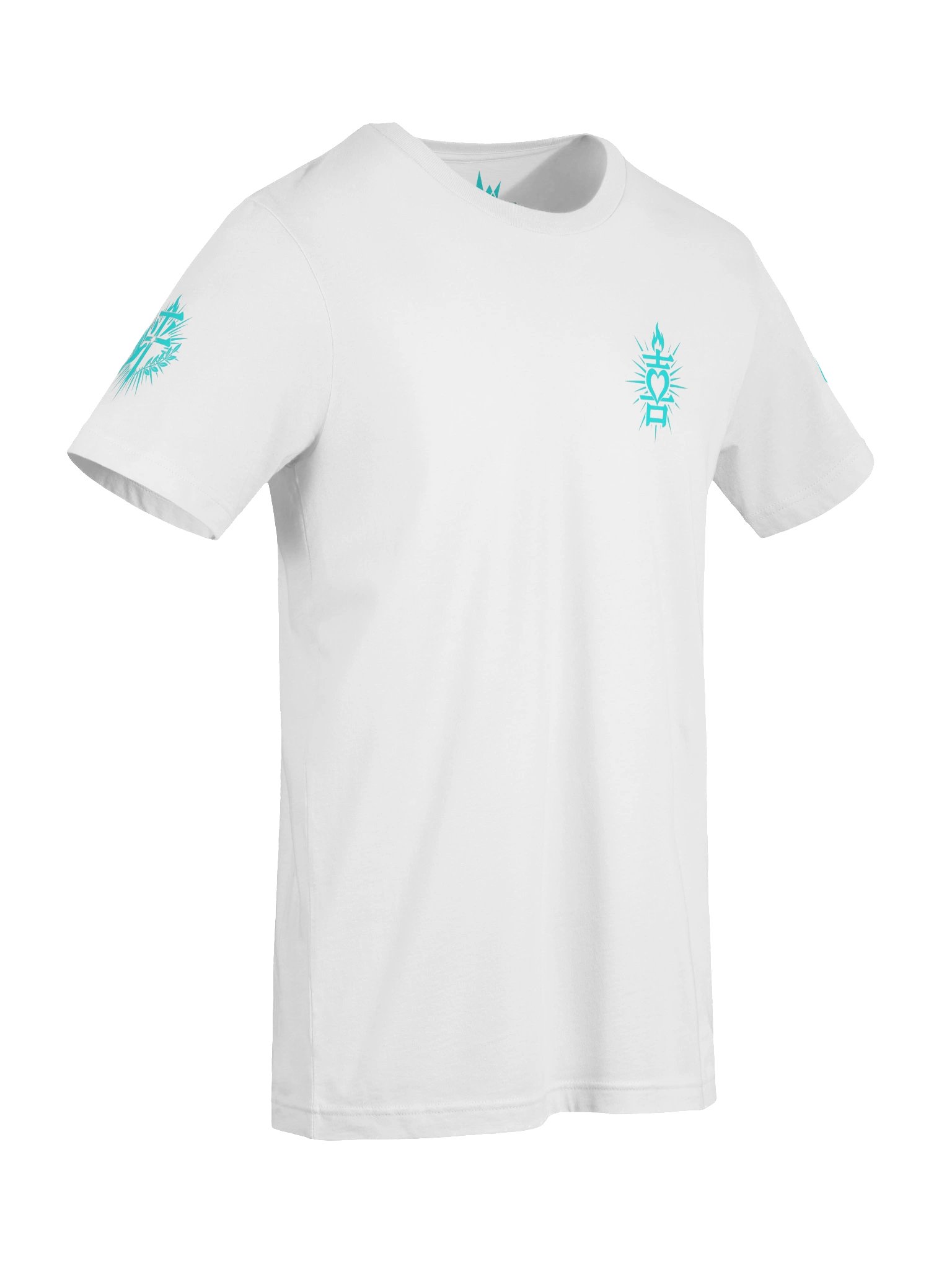 Kingdom Culture Graphic Tee – Righteousness, Peace, & Joy (Azure) product image (7)