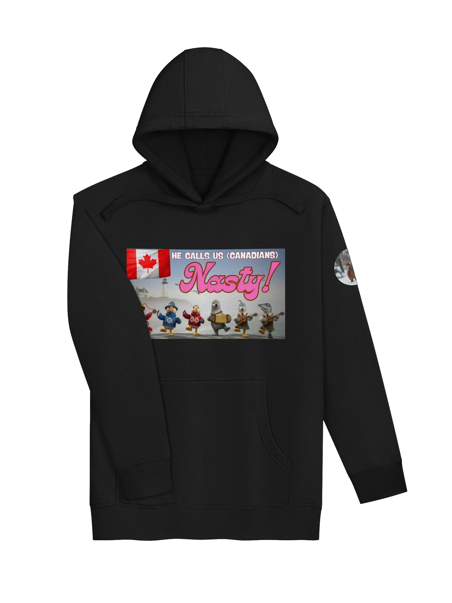 He Called Us Nasty | Character Lineup Hoodie (Black) product image (3)