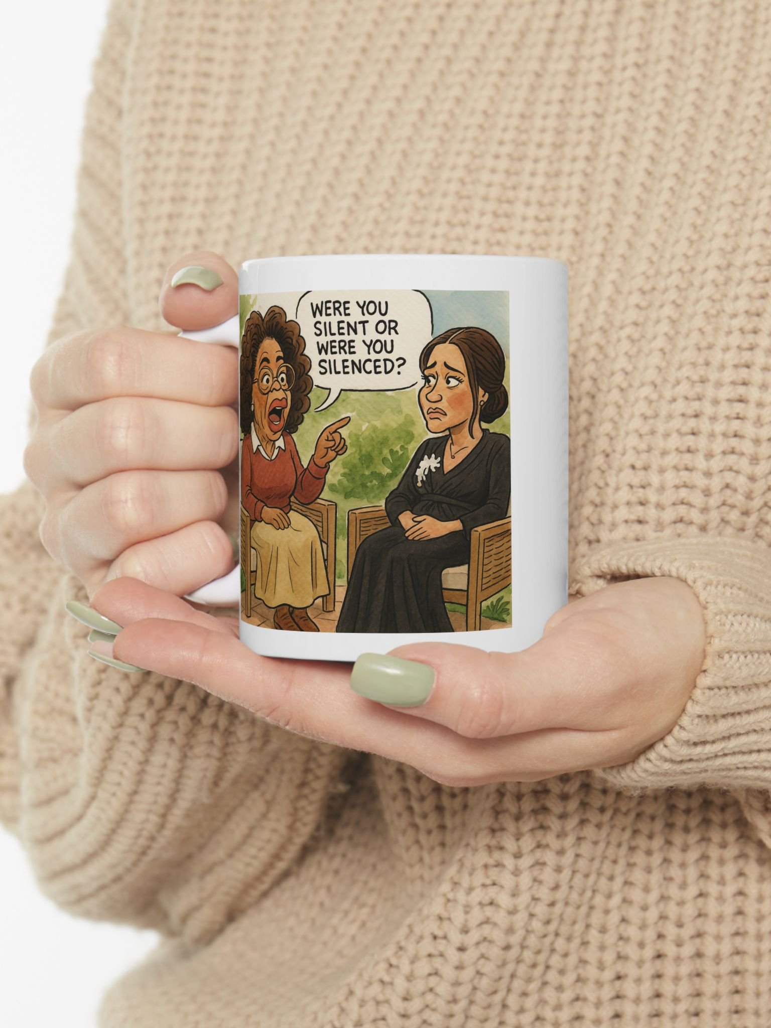 Royal Parody – “Were You Silenced?” Collectible Ceramic Mug (11oz) | As Never Collection product image (6)