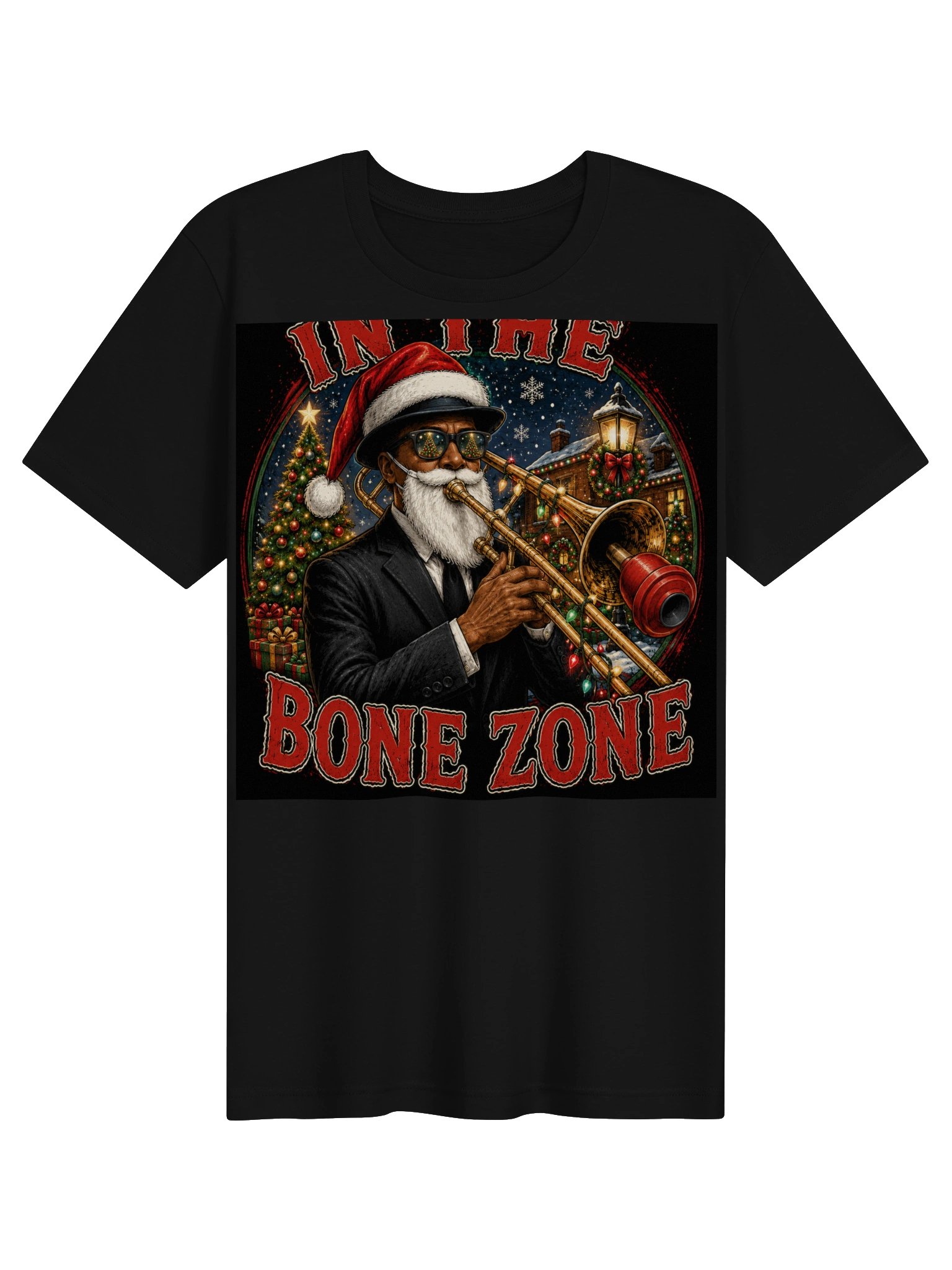 Christmas Tee In the Bone Zone product image (1)