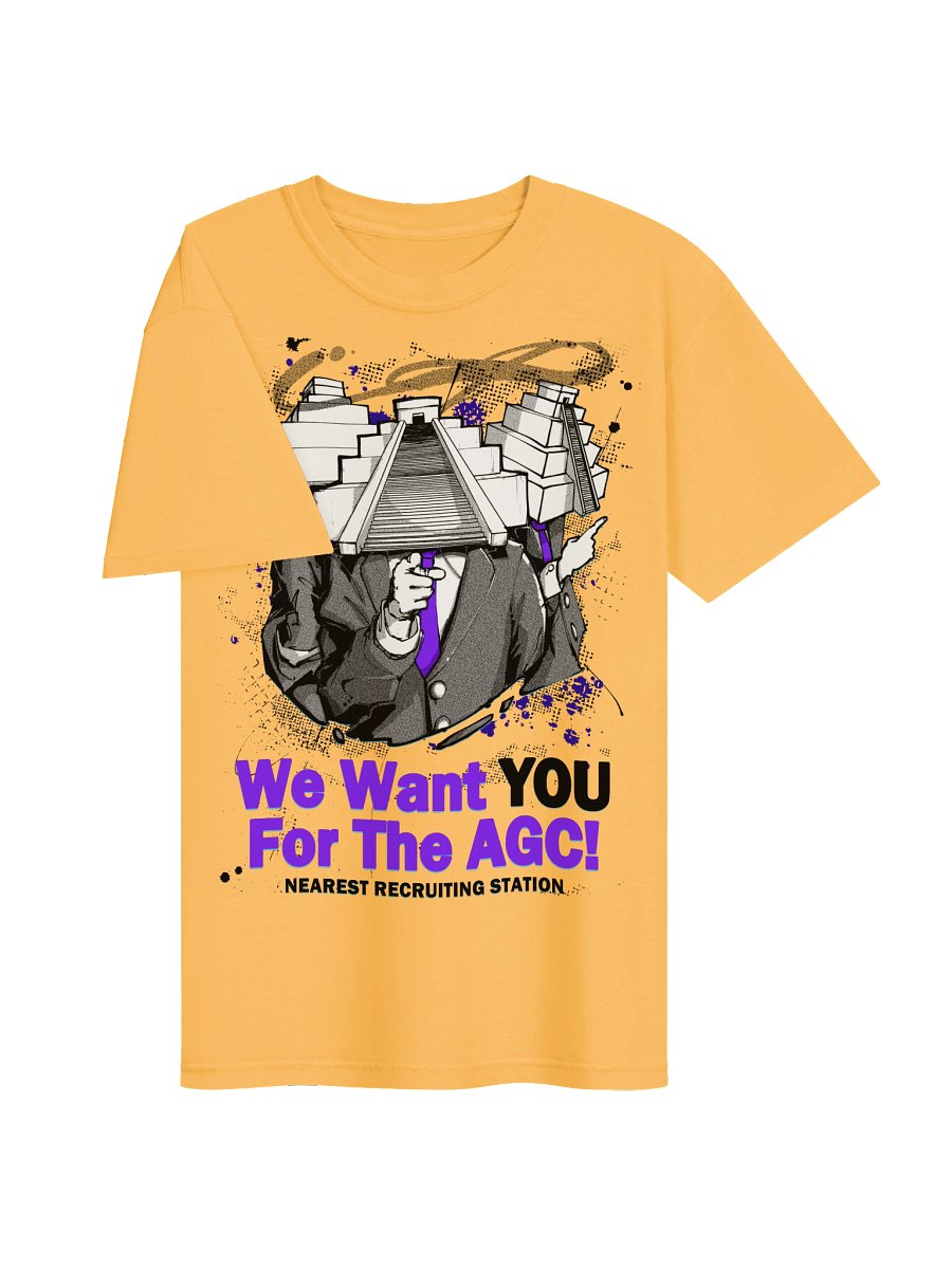 AGC RECRUIT TEE YELLOW product image (3)