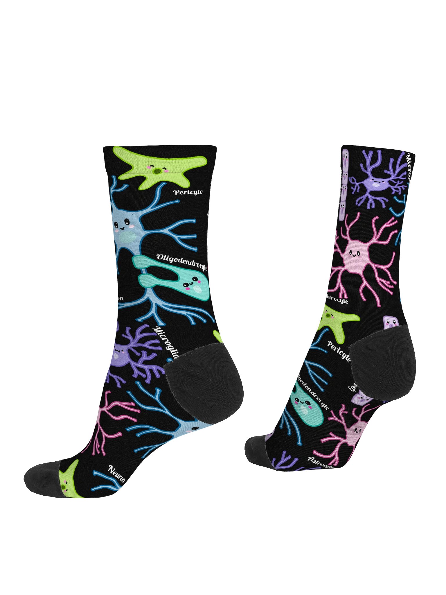 Kawaii Brain Cells Socks product image (4)