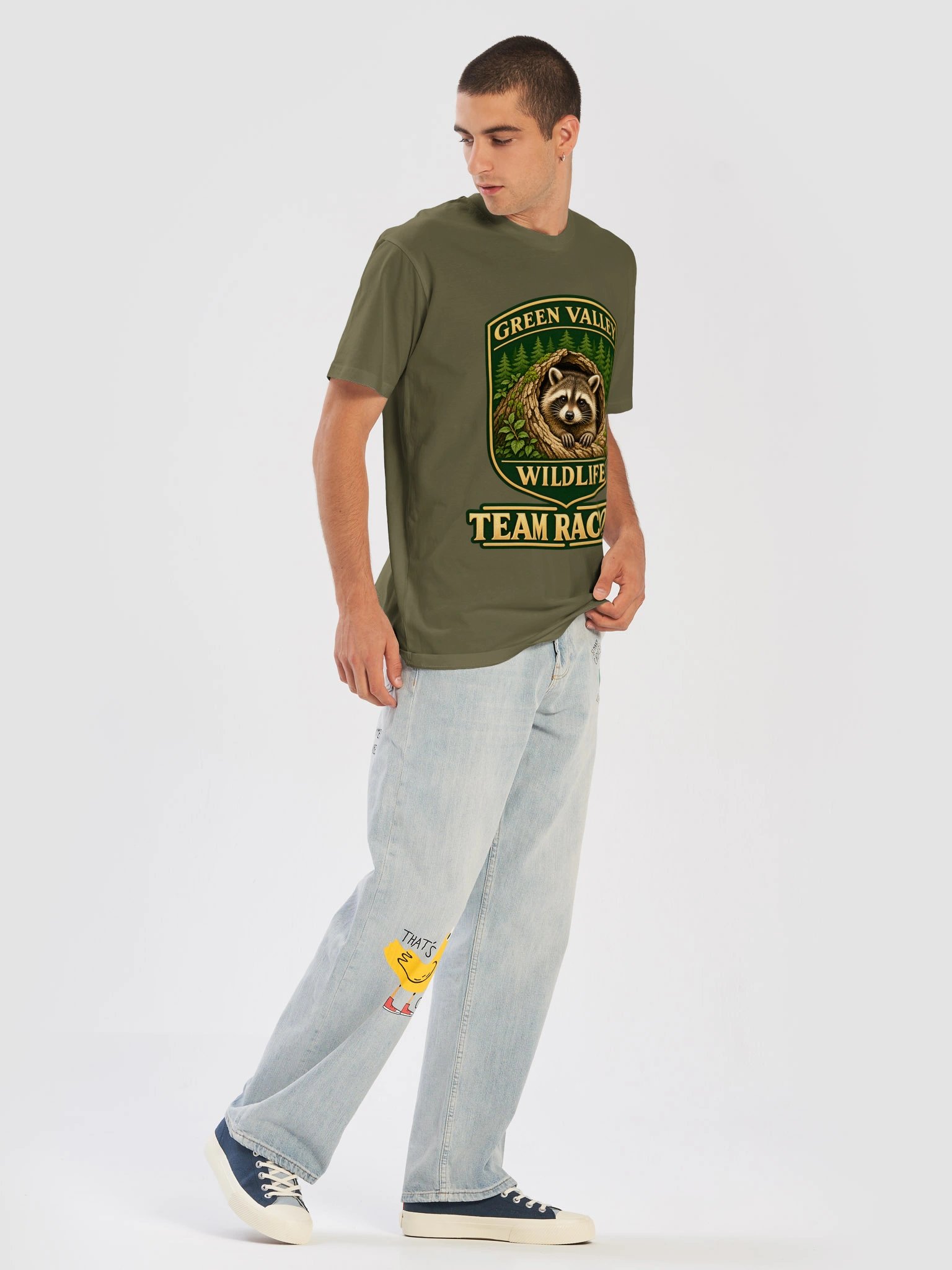 Green Valley Wildlife - Team Racoon T-Shirt product image (5)