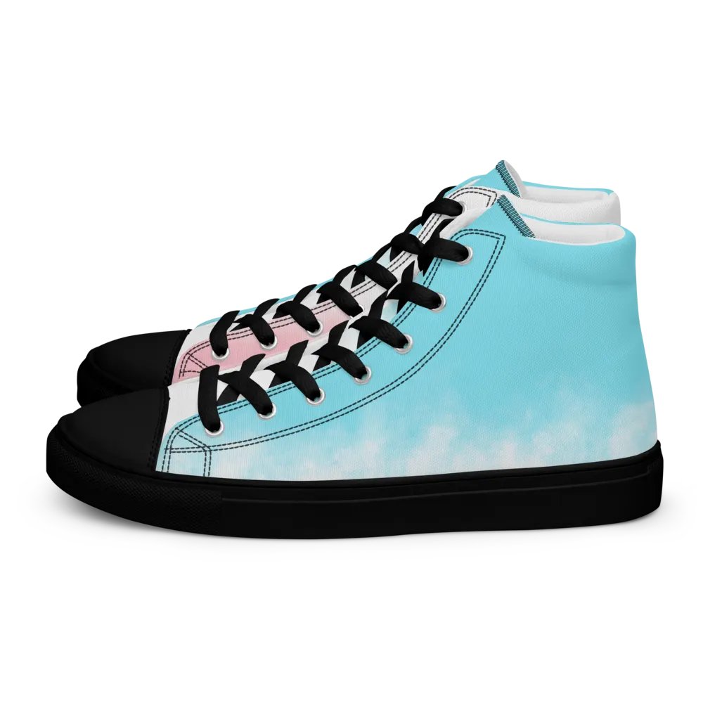 Pastel Dreams High Top Canvas Shoes product image (1)
