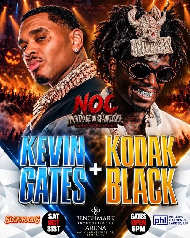 @Kevin Gates x @Kill Bill & More!!!! BIGGEST HALLOWEEN EVENT IN FLORIDA!!! #NOC #nightmareonchannelside #tampa #easktydreamz 