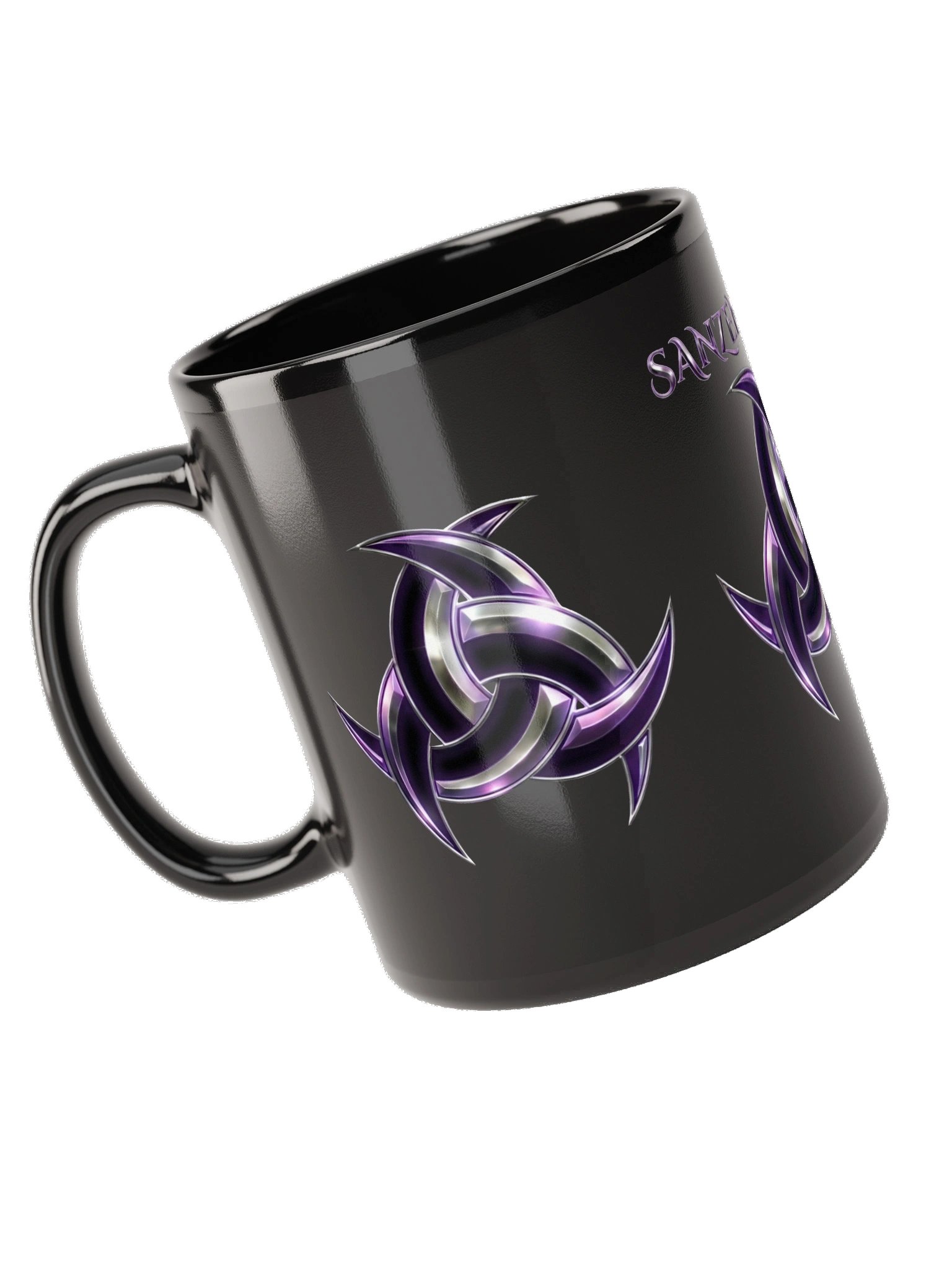 Sanzensekai Branded Coffee Mug - blk product image (5)