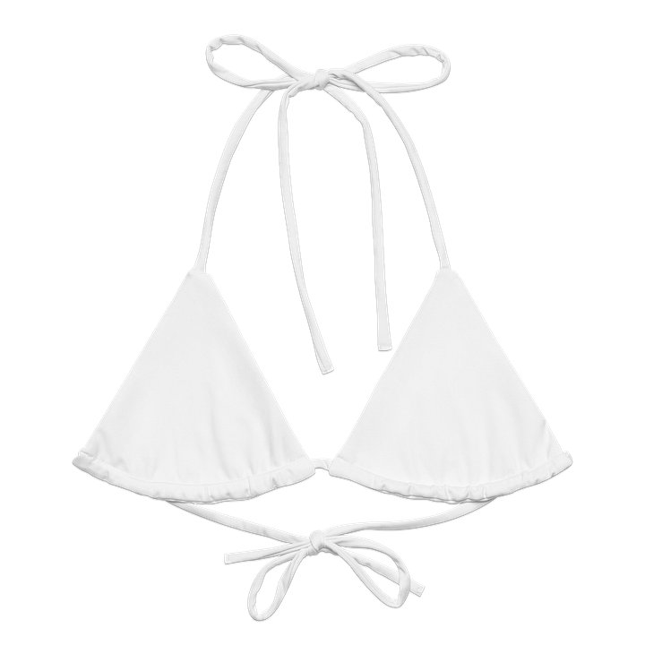 Infinite White All-Over Bikini Top product image (2)
