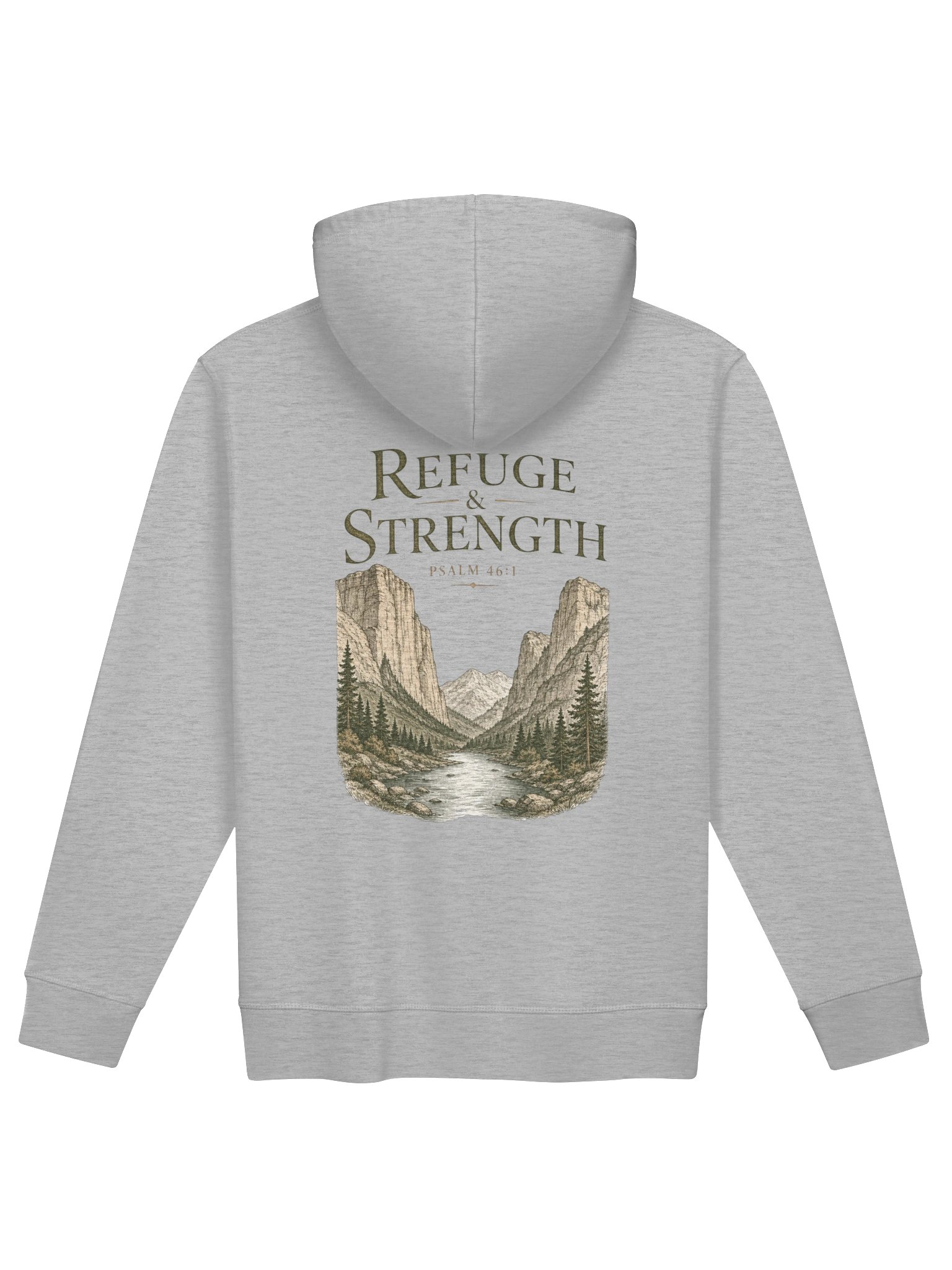 Psalm 46:1 God Is Our Refuge and Strength Christian Hoodie product image (1)