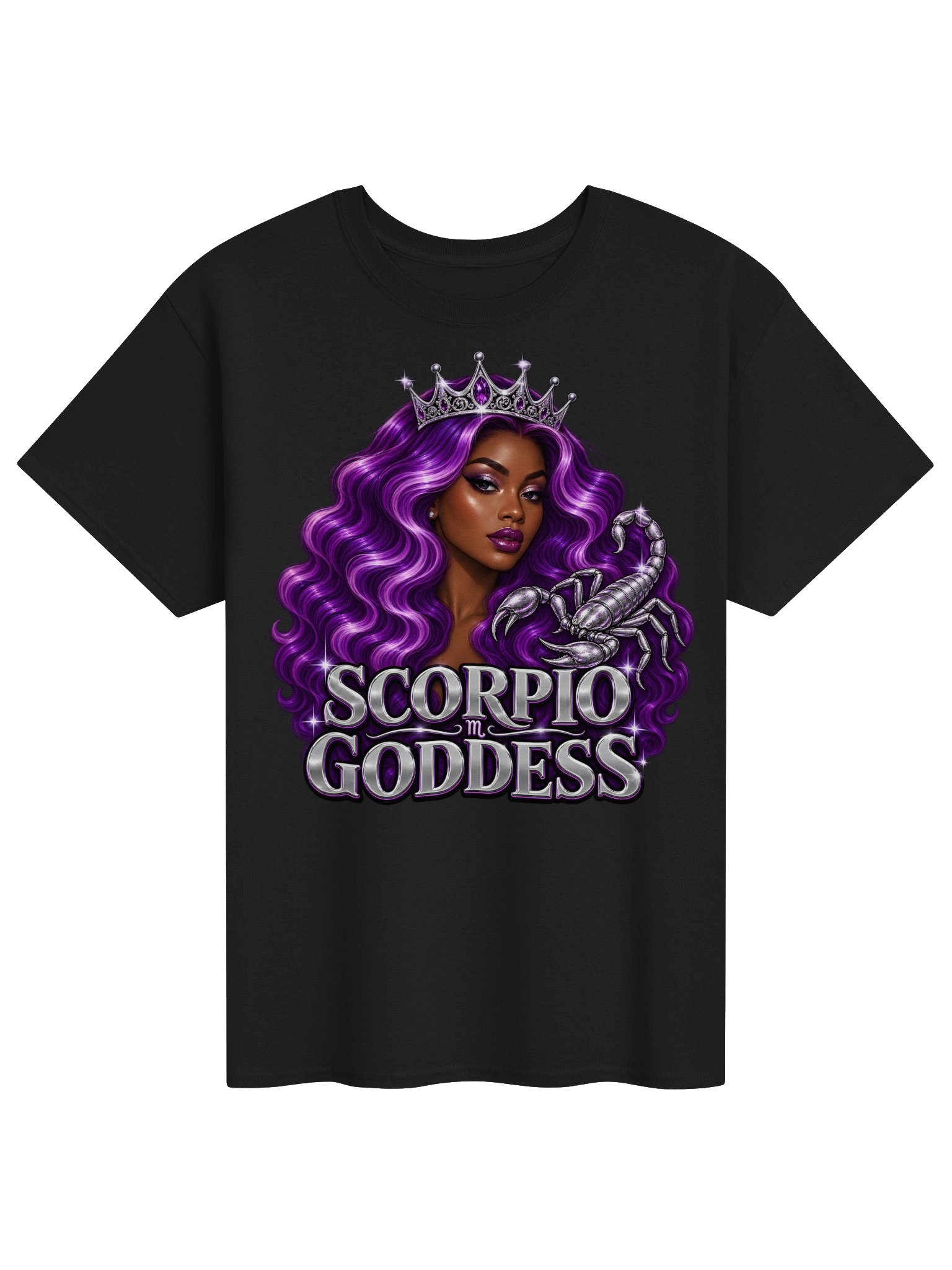 Scorpio Purple Goddess Celestial Tee product image (4)
