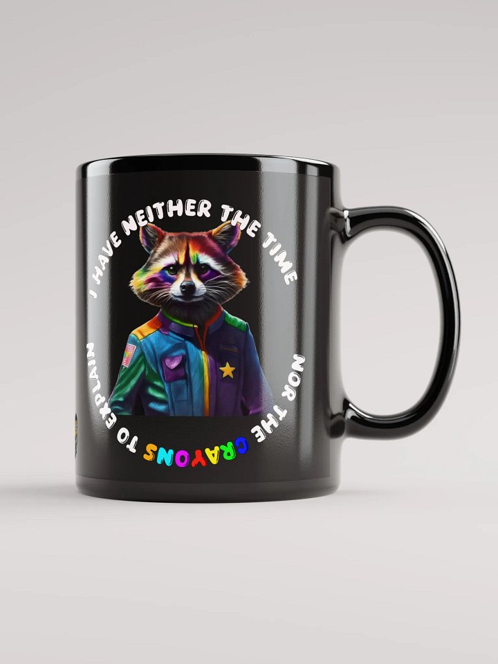 Whimsical Raccoon Space Jacket Mug product image (2)