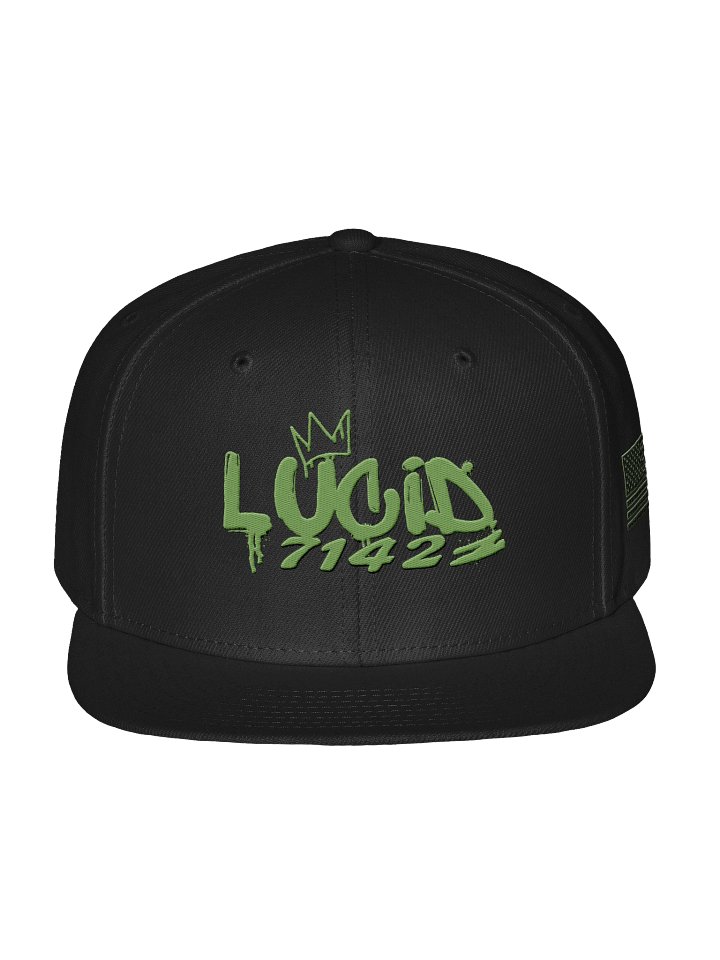 Lucid7142 Snapback – Crown & Flag Edition product image (1)