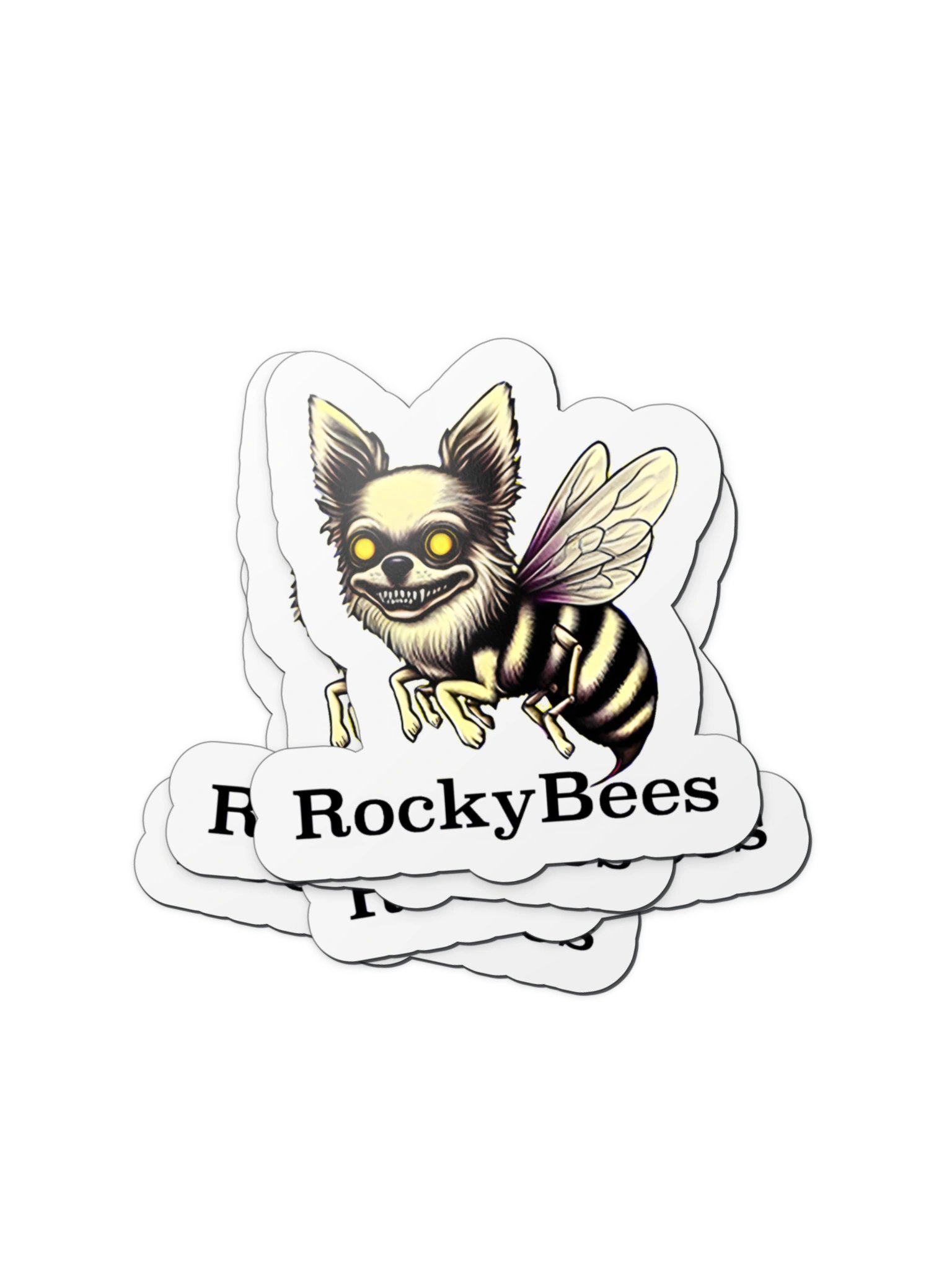 Creepy Bee-Dog Die-Cut Magnet product image (2)